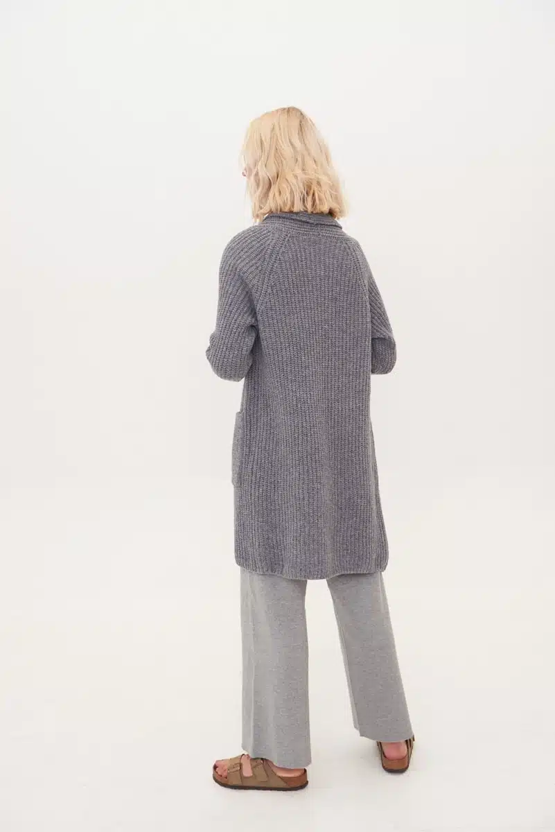 CASHMERE & MERINO WOOL CARDIGAN TEKMĖ