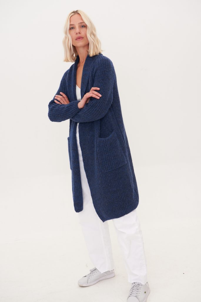 CASHMERE & MERINO WOOL CARDIGAN TEKMĖ
