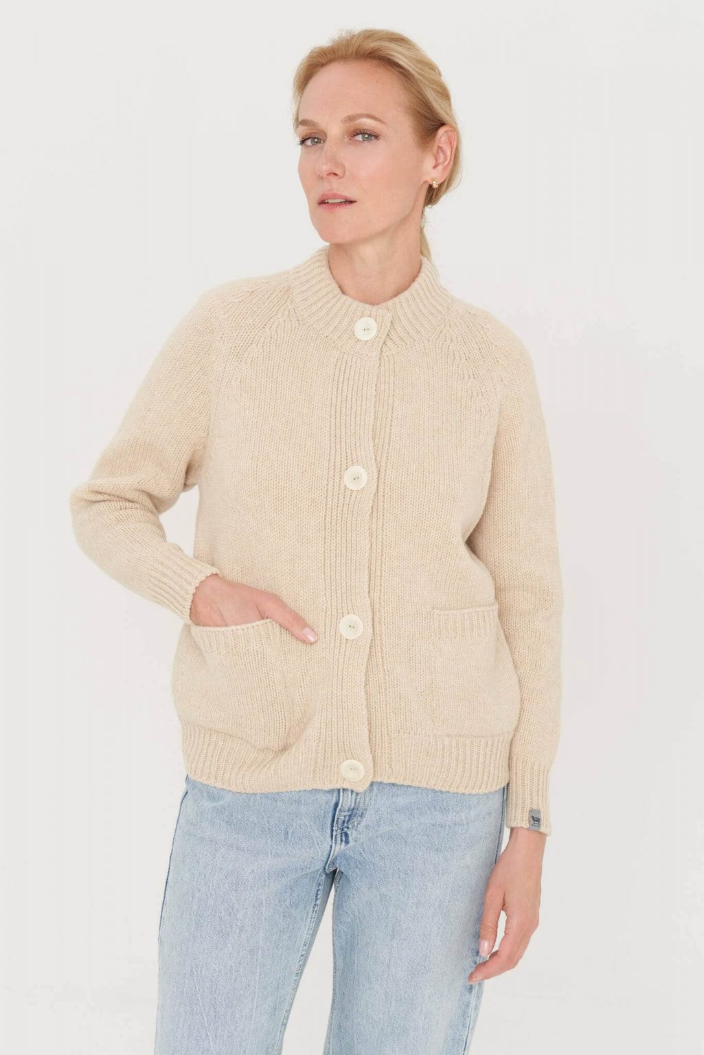 merino wool hand knitted sweater