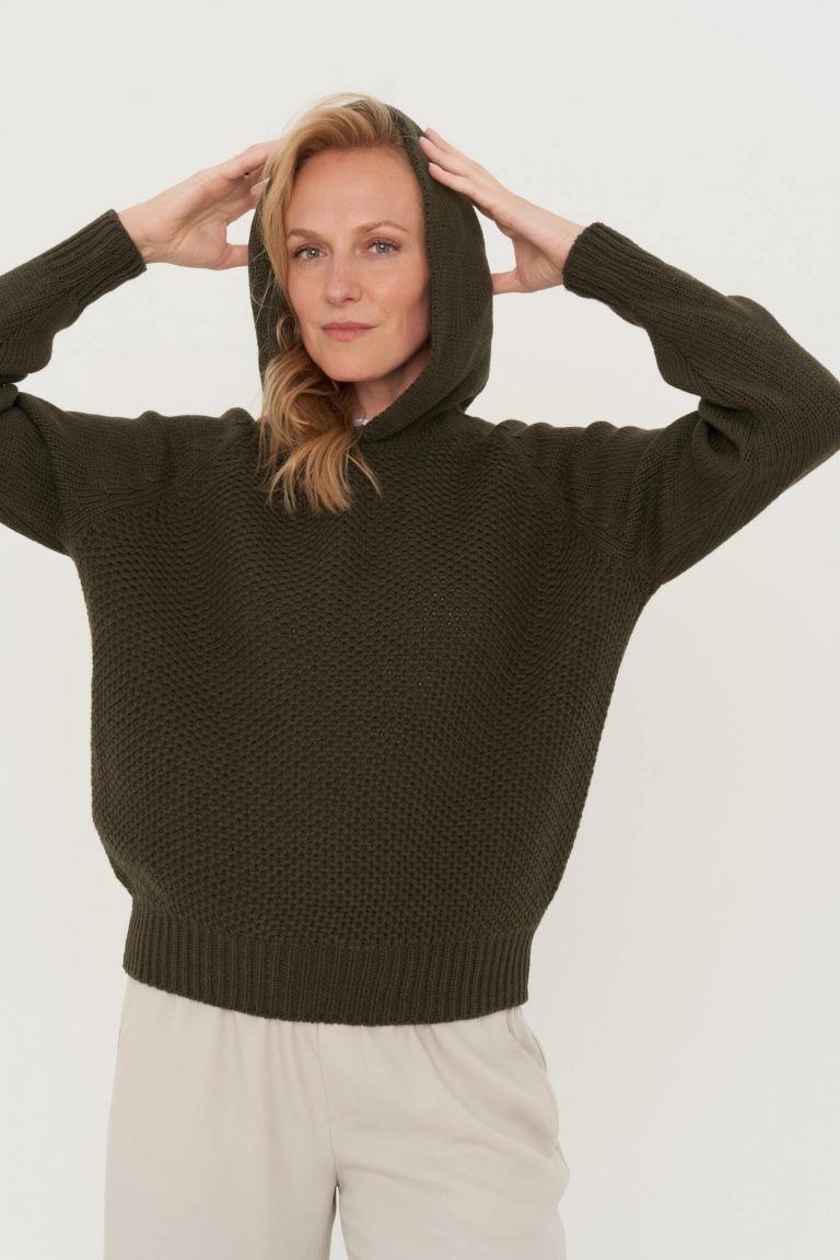 knitted merino wool jumper