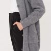 knitted woolen cardigan in grey