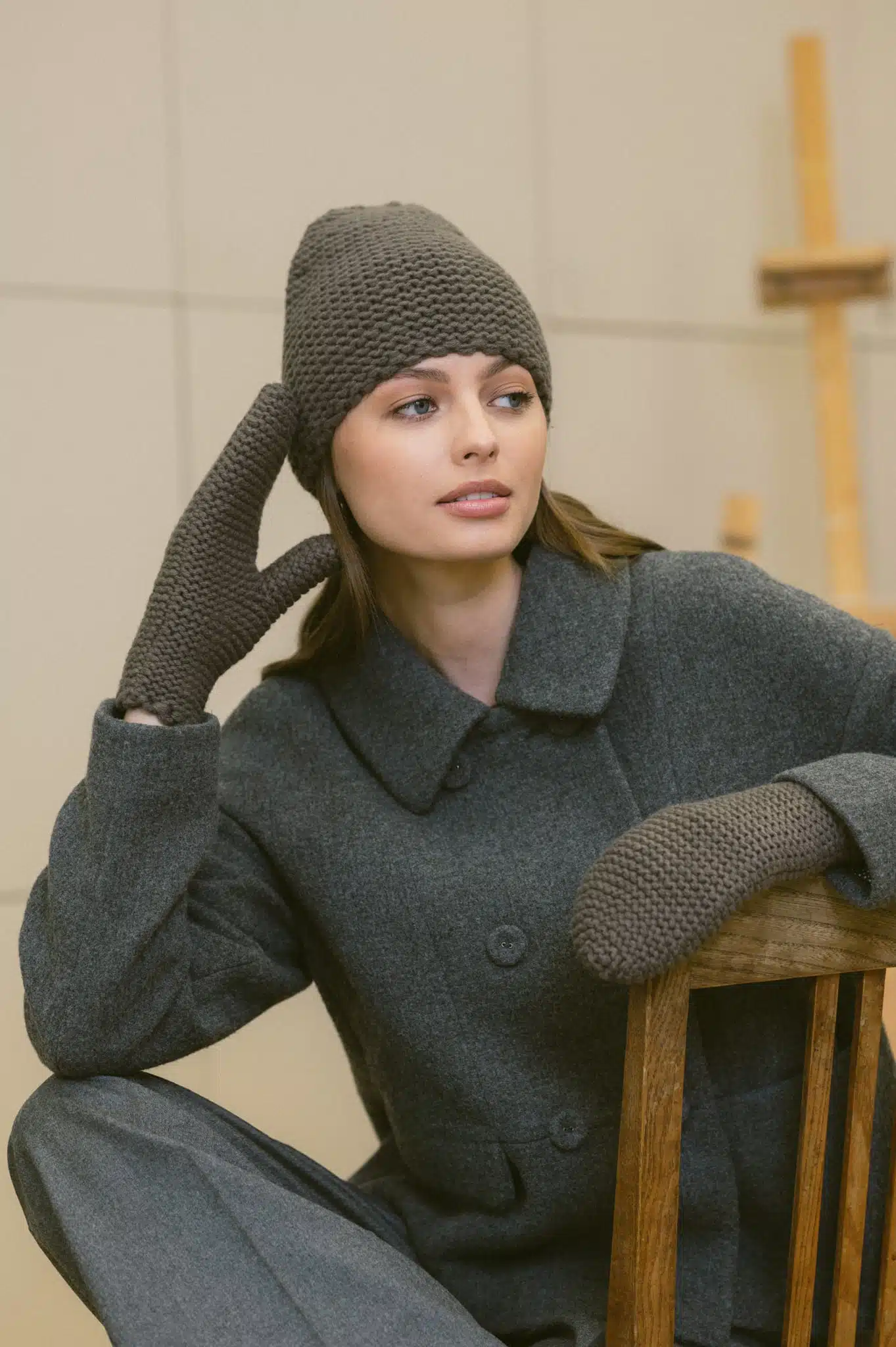 CASHMERE & MERINO WOOL MITTENS SAGA