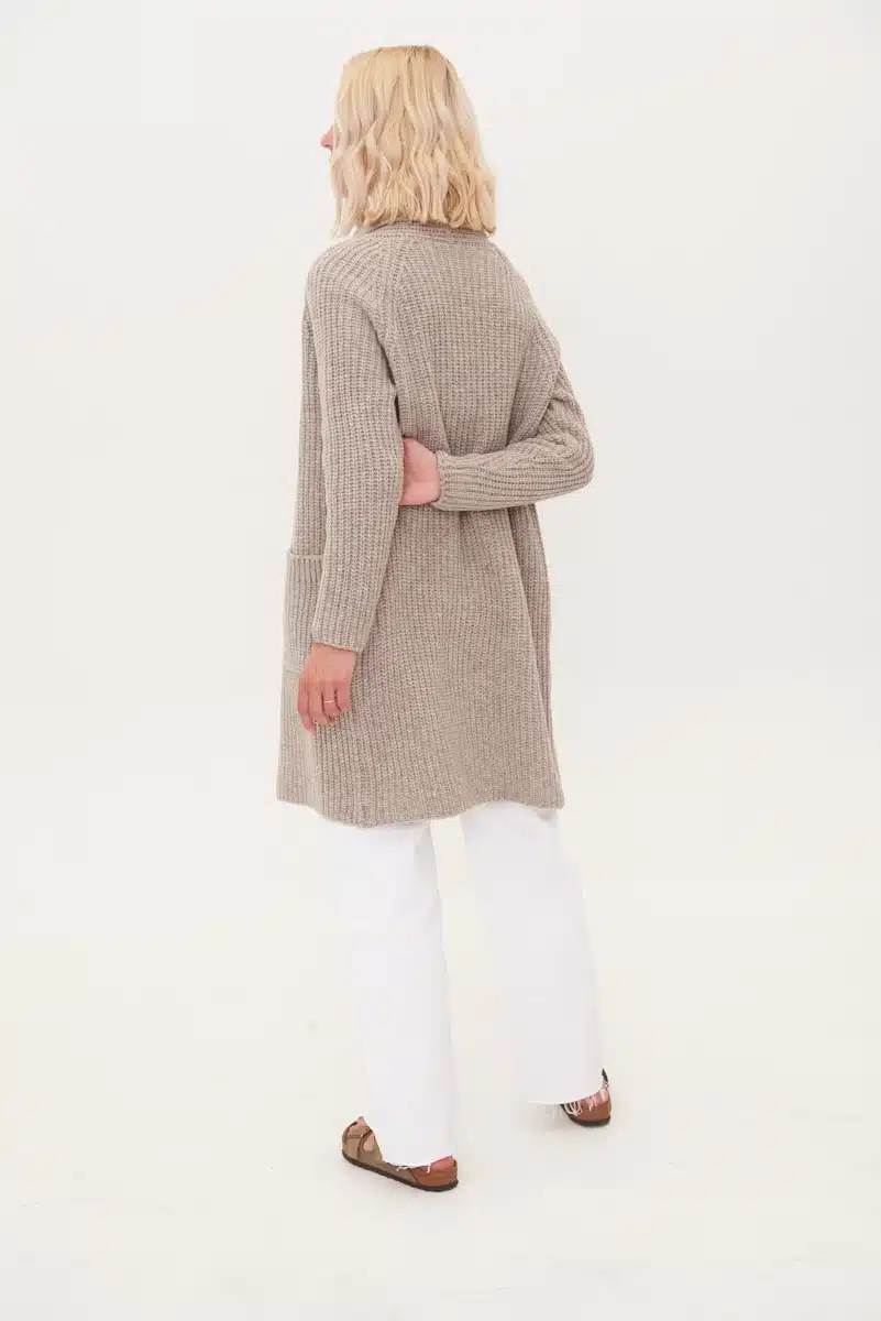 CASHMERE & MERINO WOOL CARDIGAN TEKMĖ