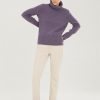 lavender merino wool sweater