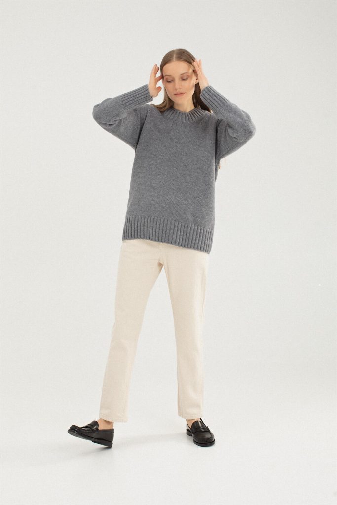 CASHMERE & MERINO WOOL SWEATER RAMUMA