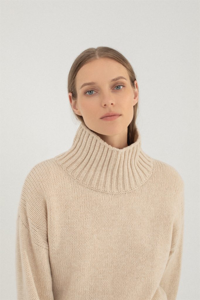 CASHMERE & MERINO WOOL SWEATER BIANKA