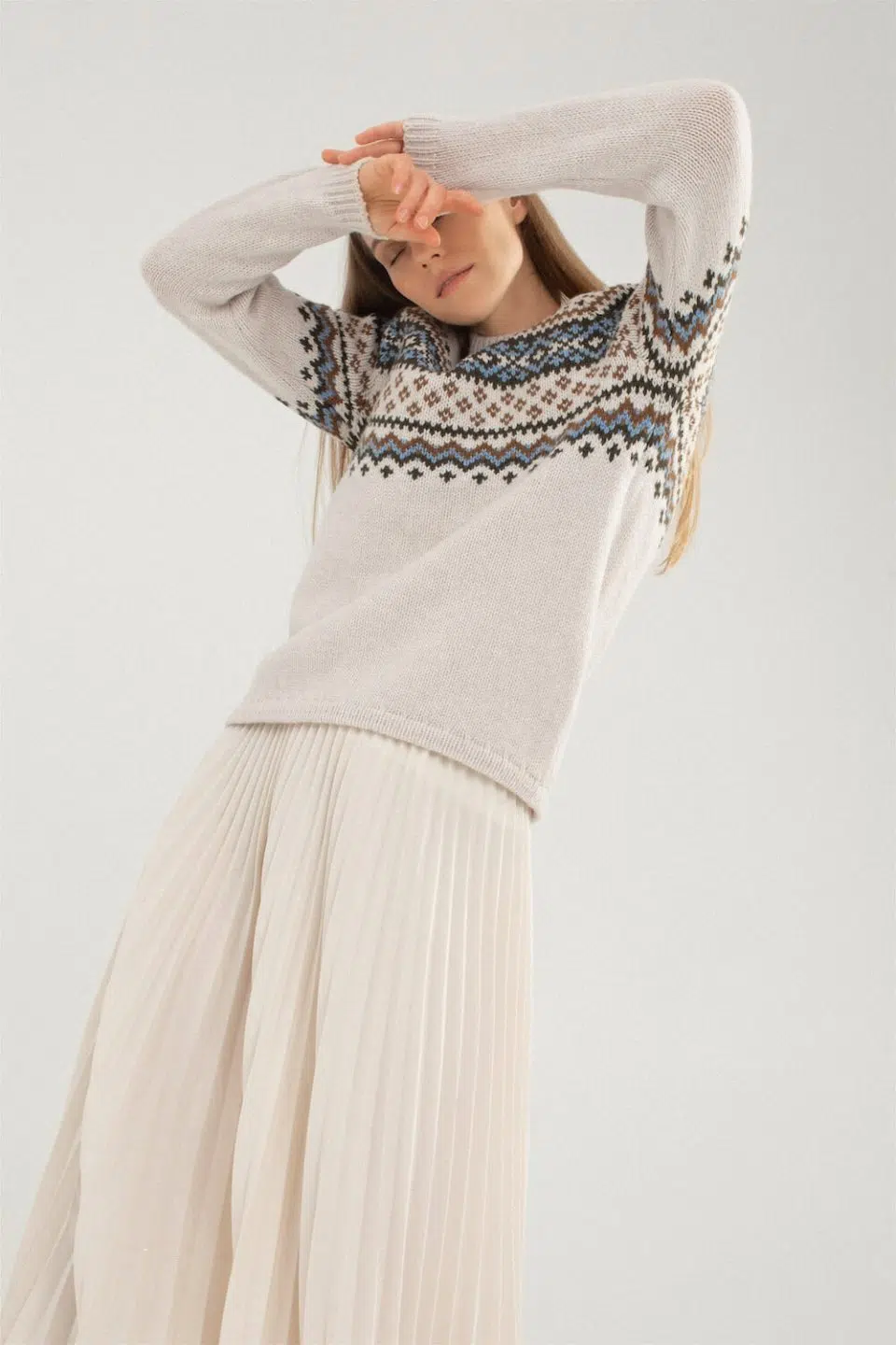knitted woolen pullover