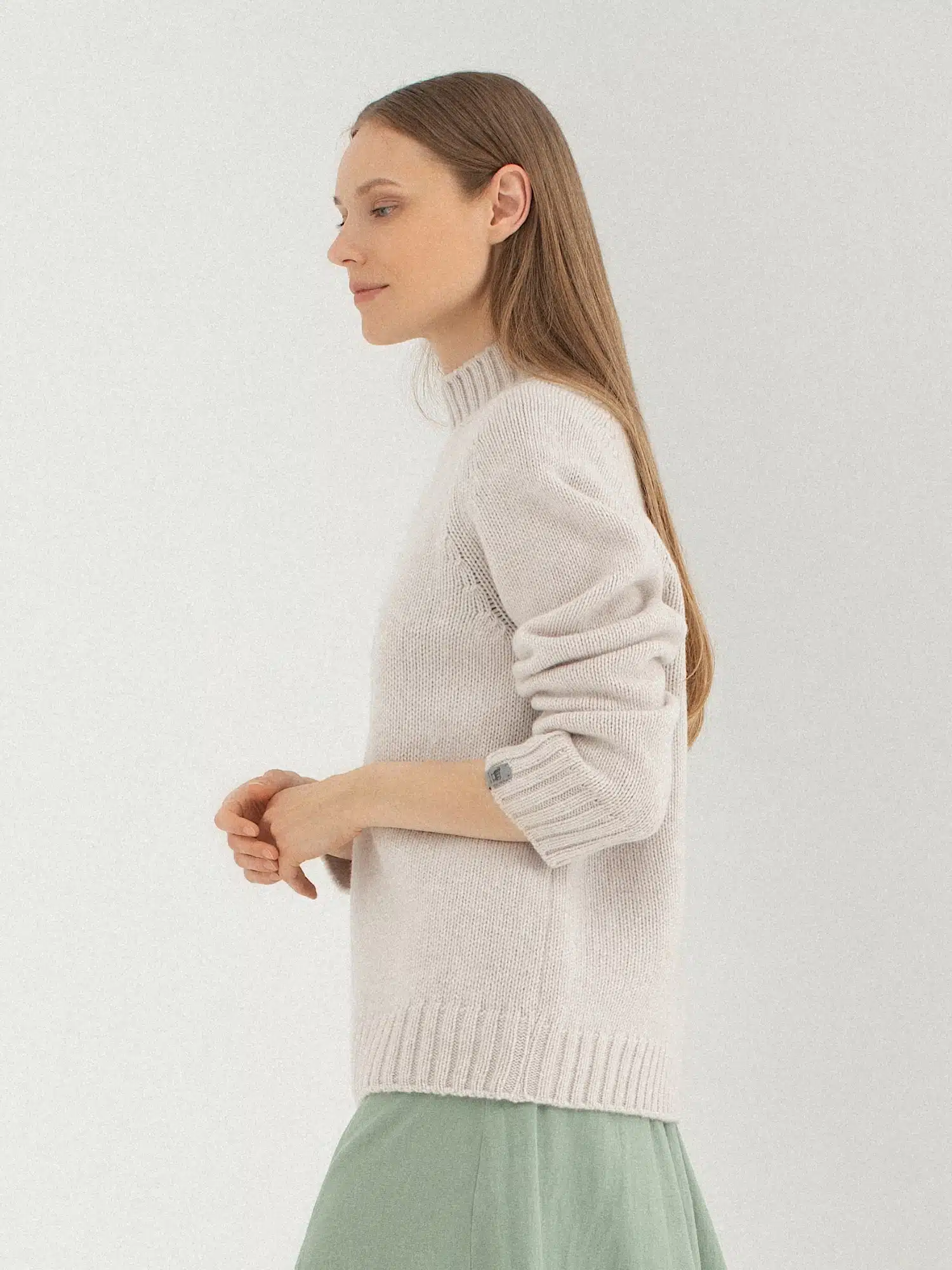 CASHMERE & MERINO WOOL SWEATER LUKA