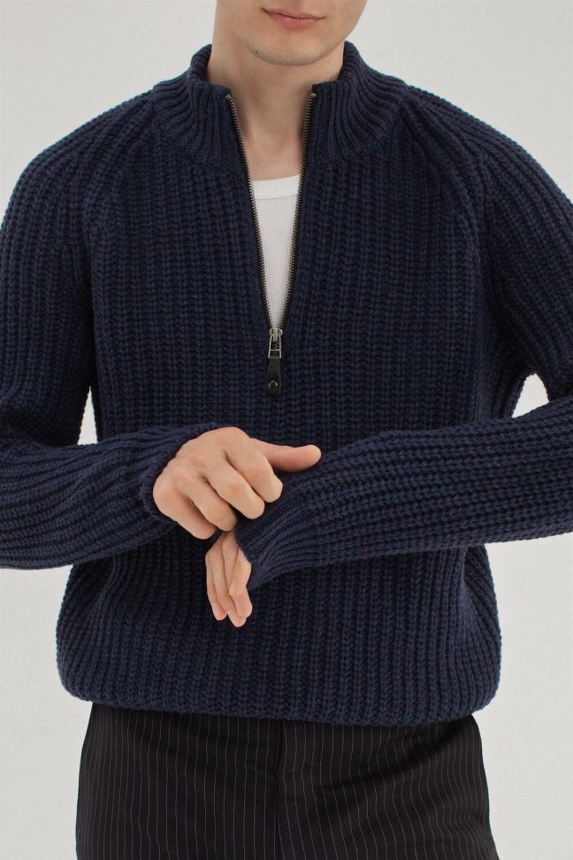 knitted woolen man sweater