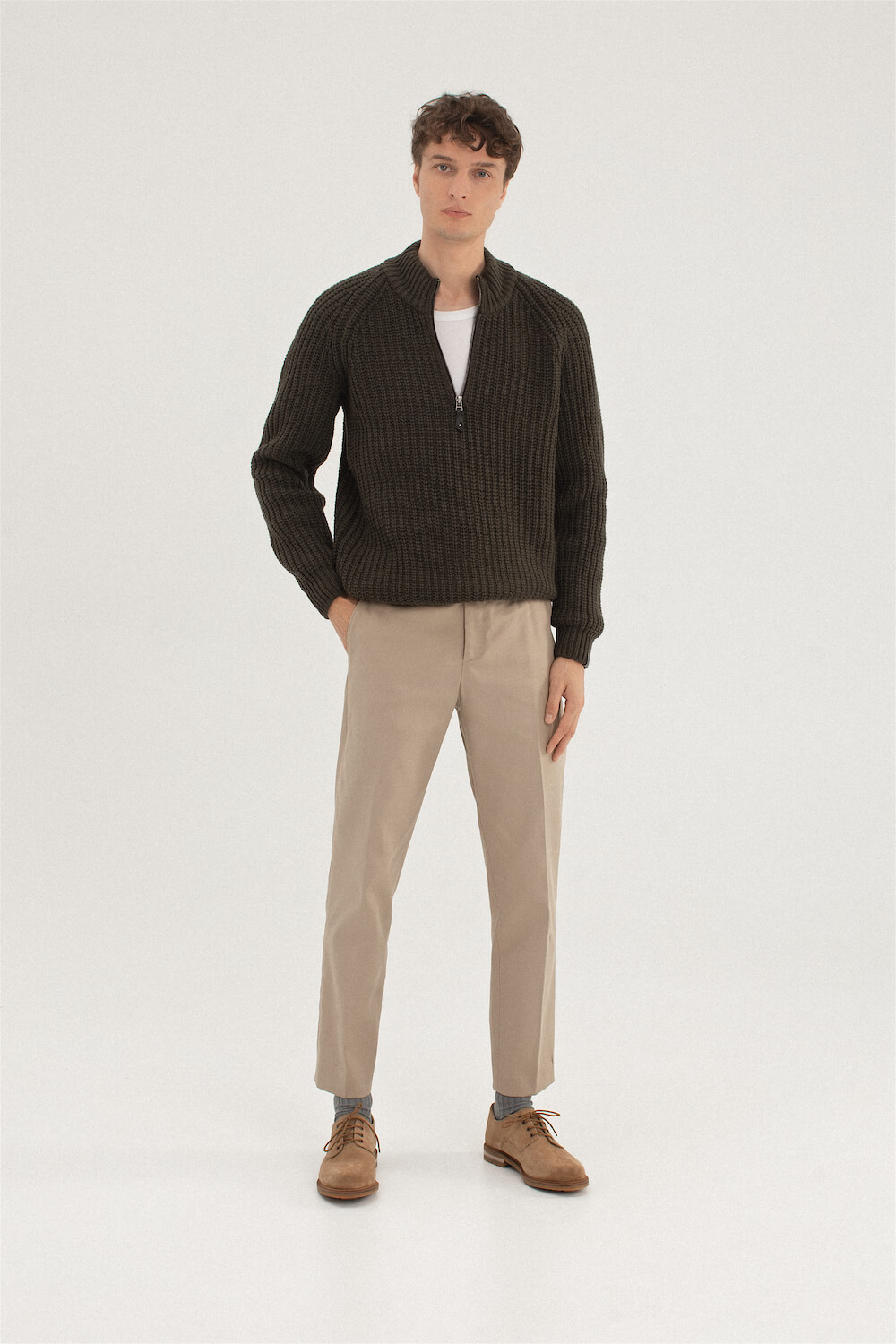 knitted woolen man sweater