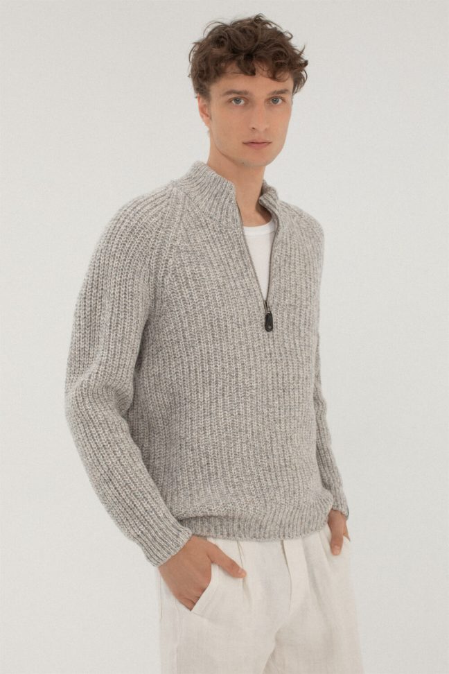 stylish merino wool men pullover