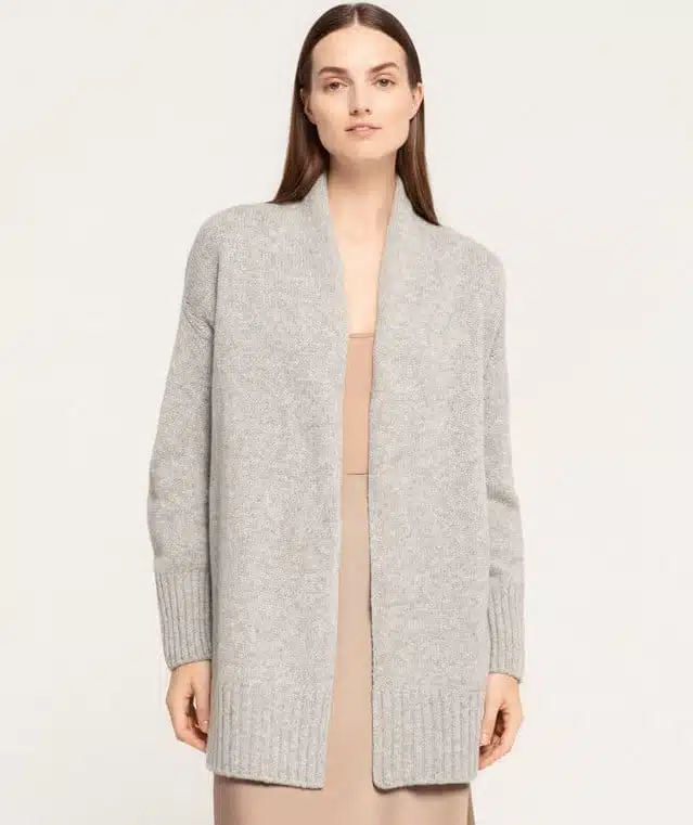 CASHMERE & MERINO WOOL CARDIGAN ŽEMYNA