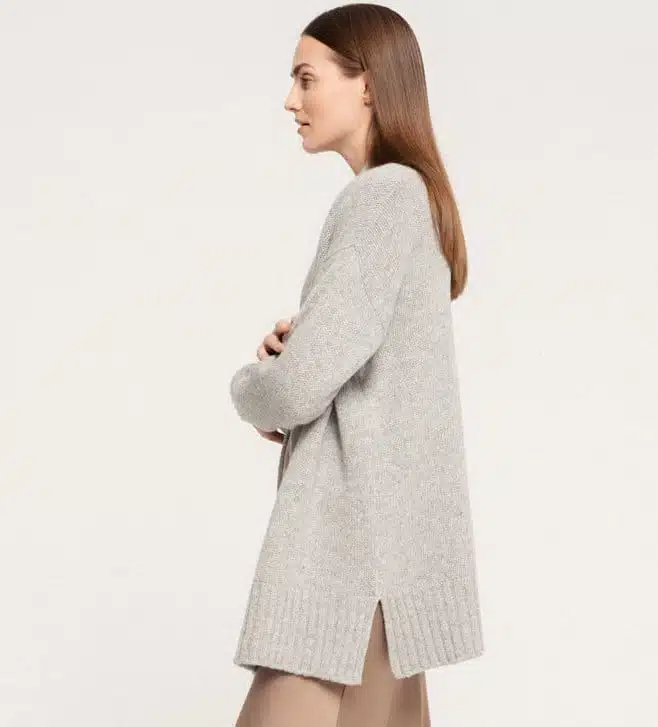 CASHMERE & MERINO WOOL CARDIGAN ŽEMYNA