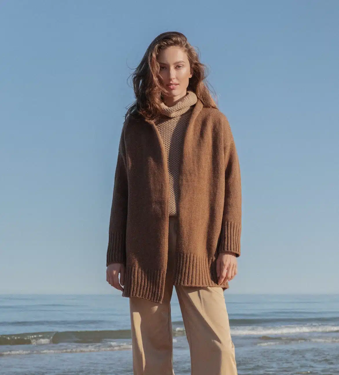CASHMERE & MERINO WOOL CARDIGAN ŽEMYNA