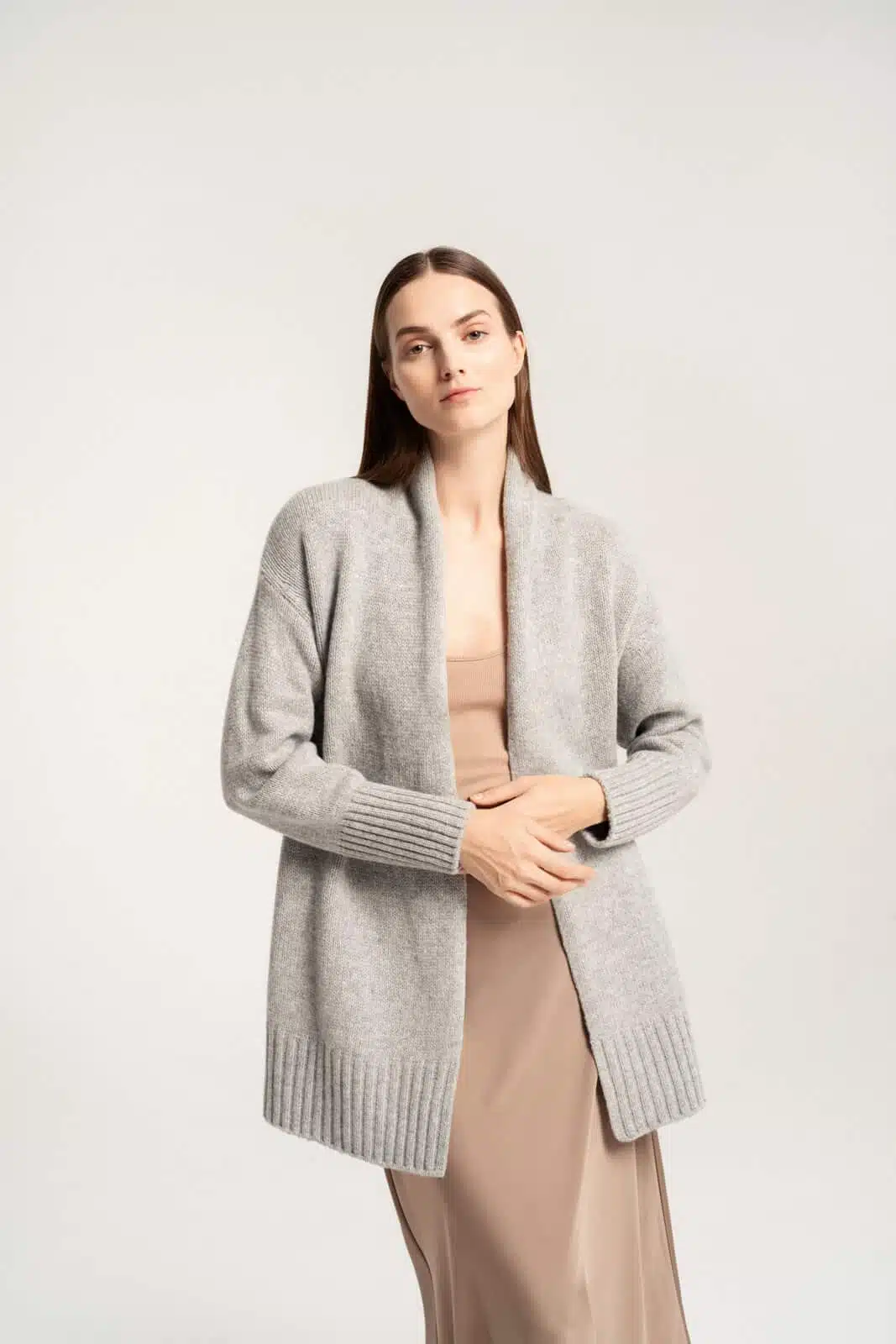 CASHMERE & MERINO WOOL CARDIGAN ŽEMYNA