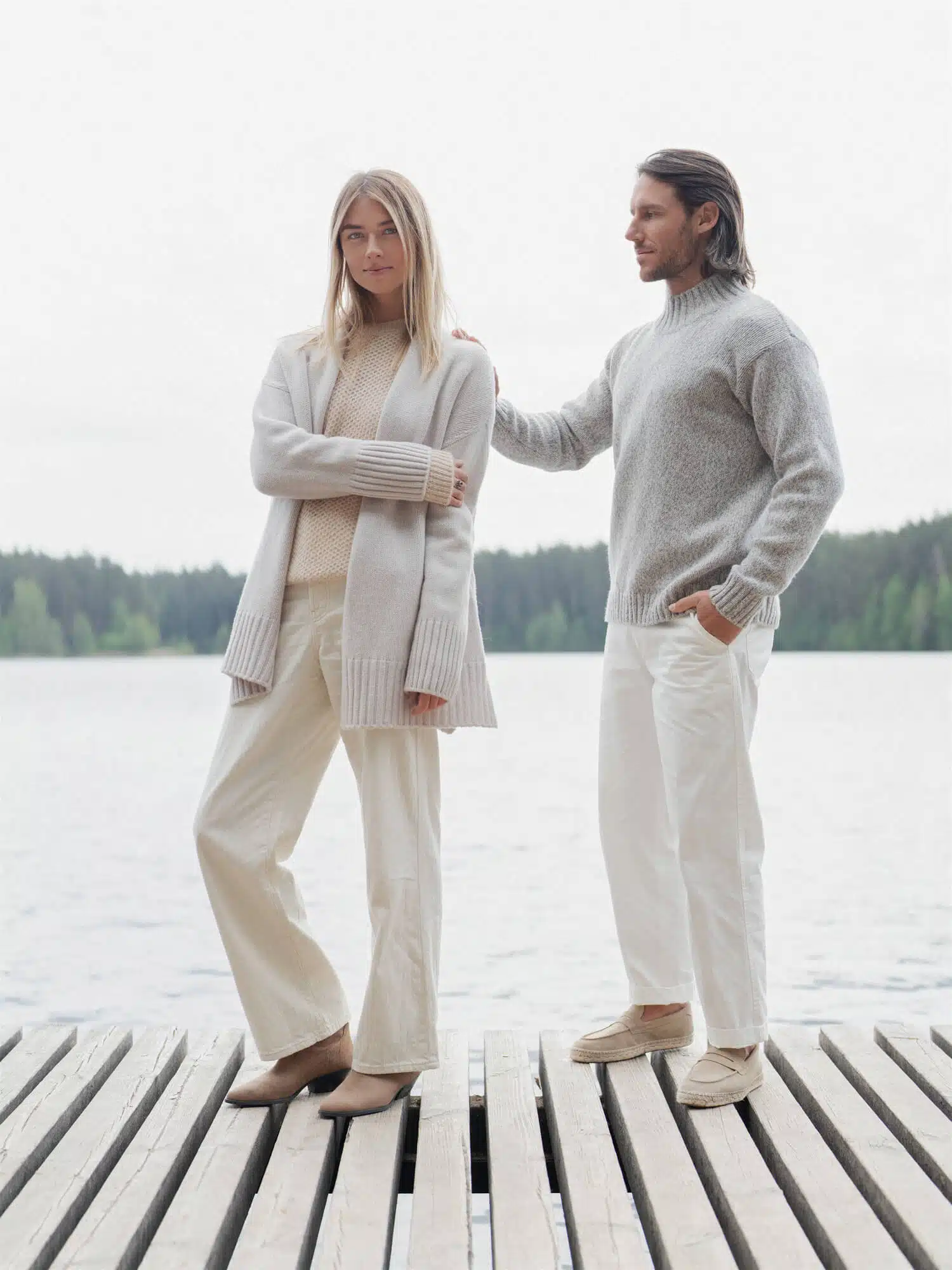 CASHMERE & MERINO WOOL CARDIGAN ŽEMYNA