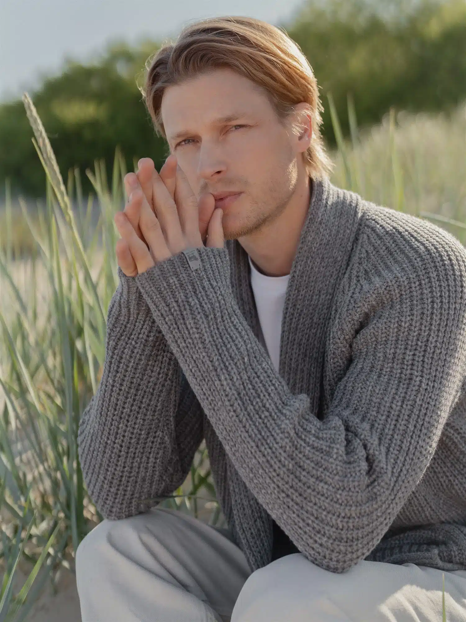 MERINO WOOL CARDIGAN BENJAMIN