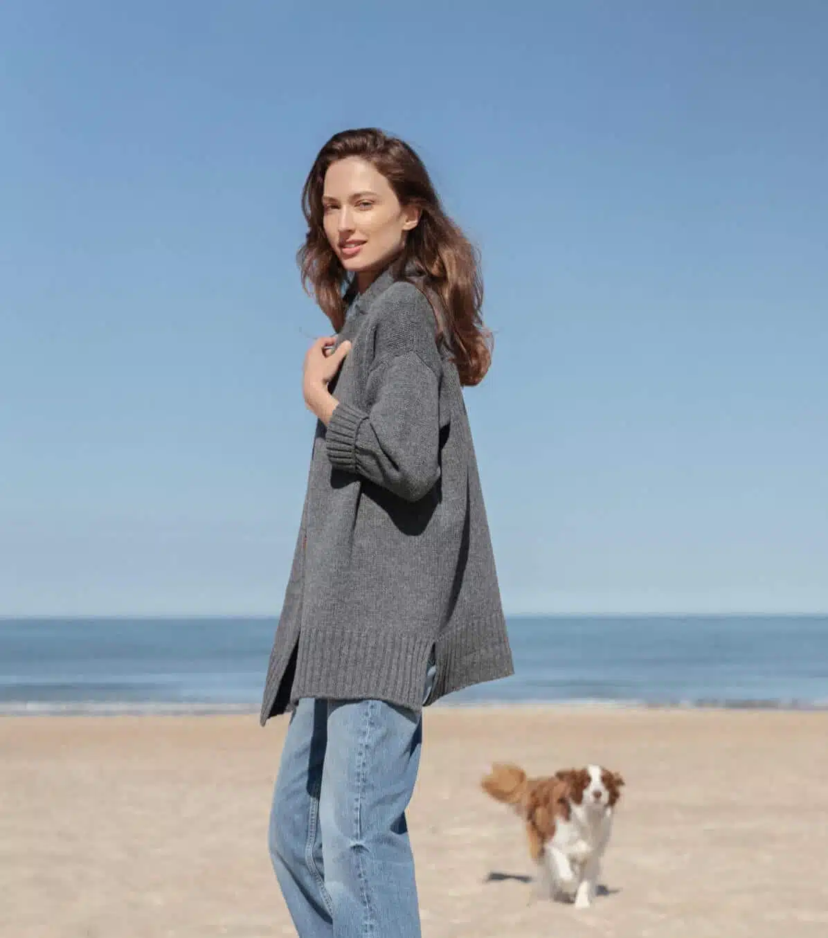 CASHMERE & MERINO WOOL CARDIGAN ŽEMYNA
