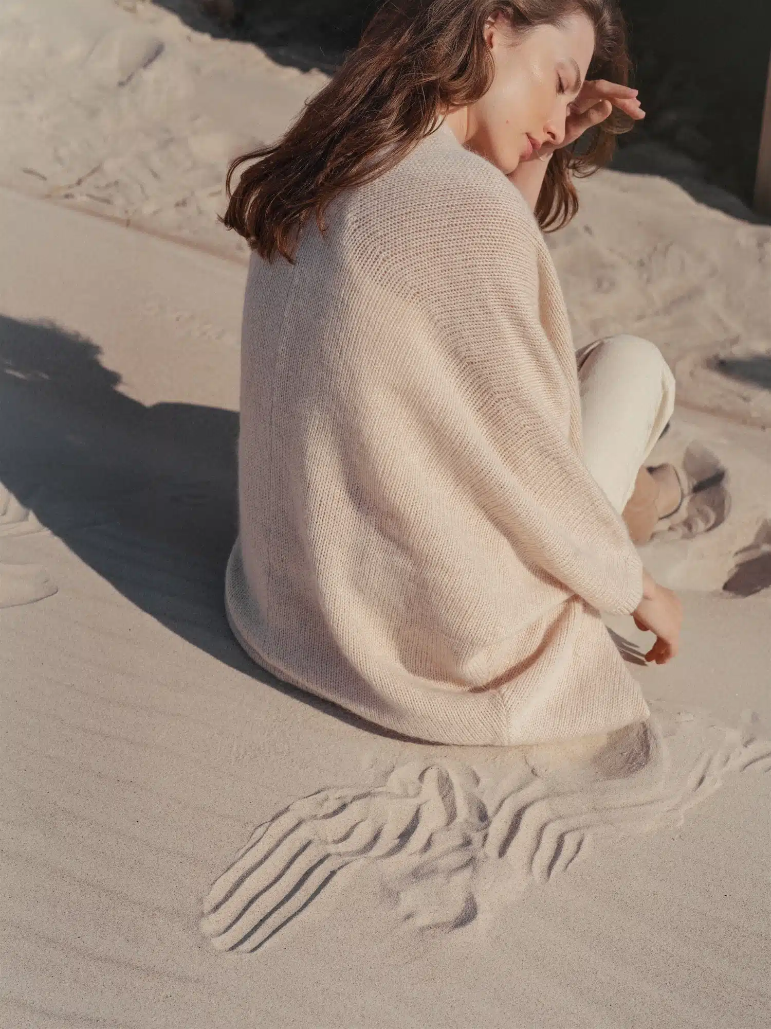 MOHAIR & MERINO WOOL PONCHO MIGLA
