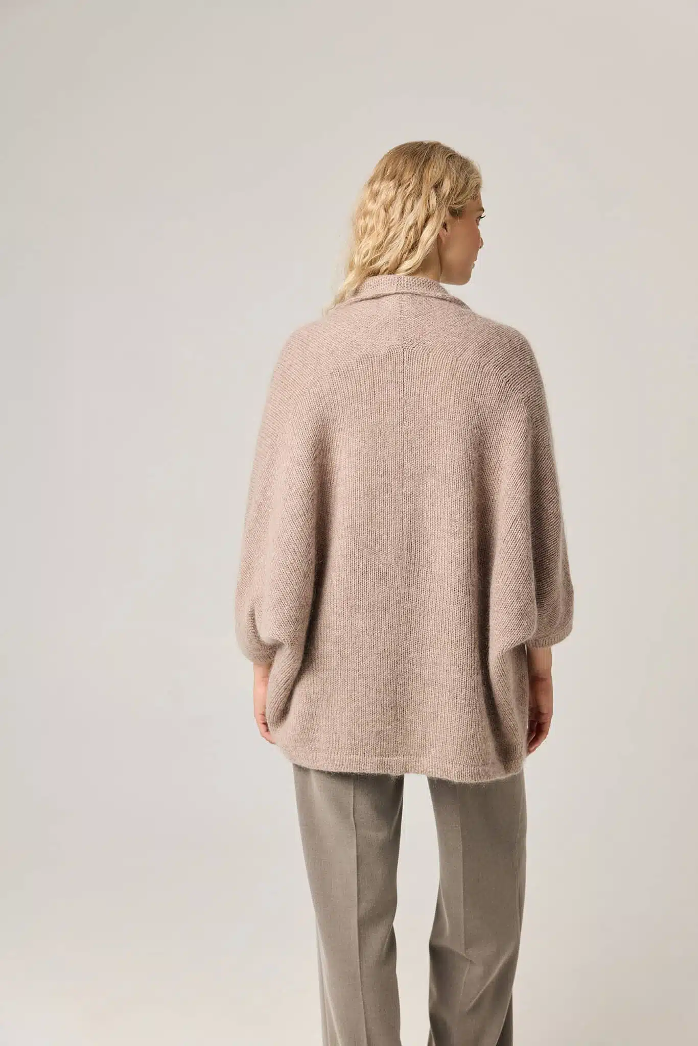 MOHAIR & MERINO WOOL PONCHO MIGLA