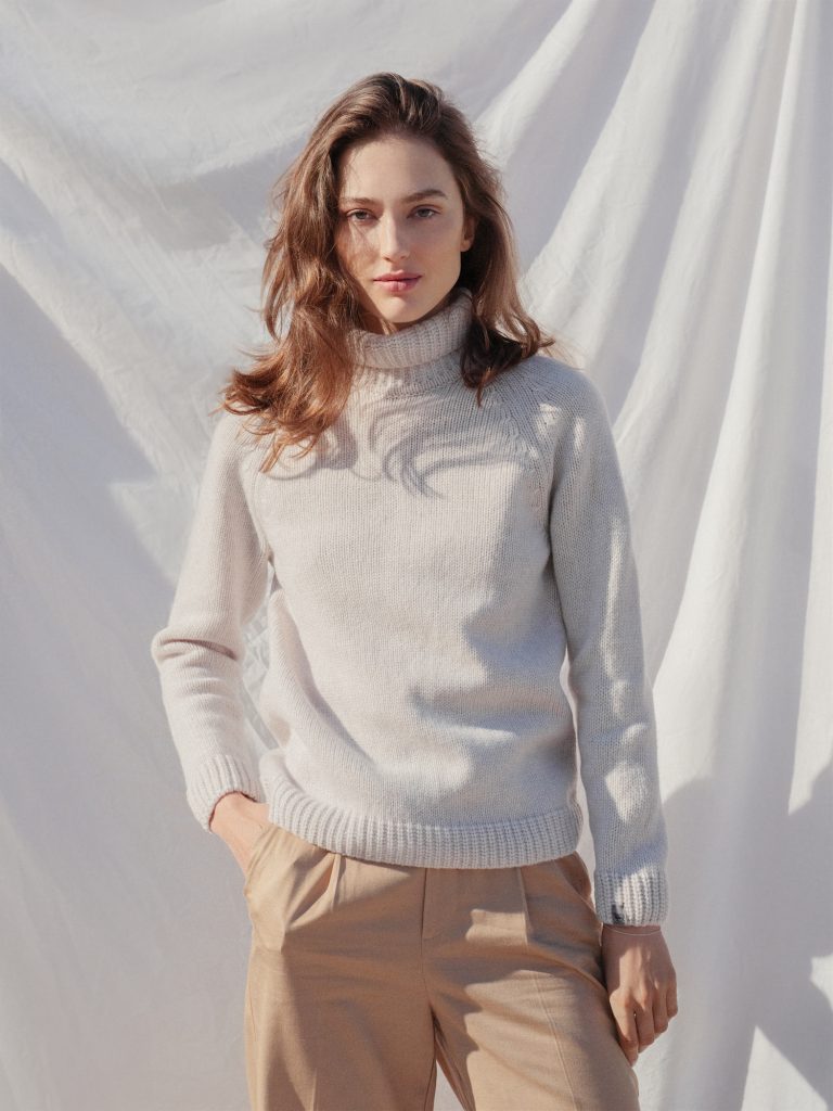 CASHMERE & MERINO WOOL SWEATER LOKEA