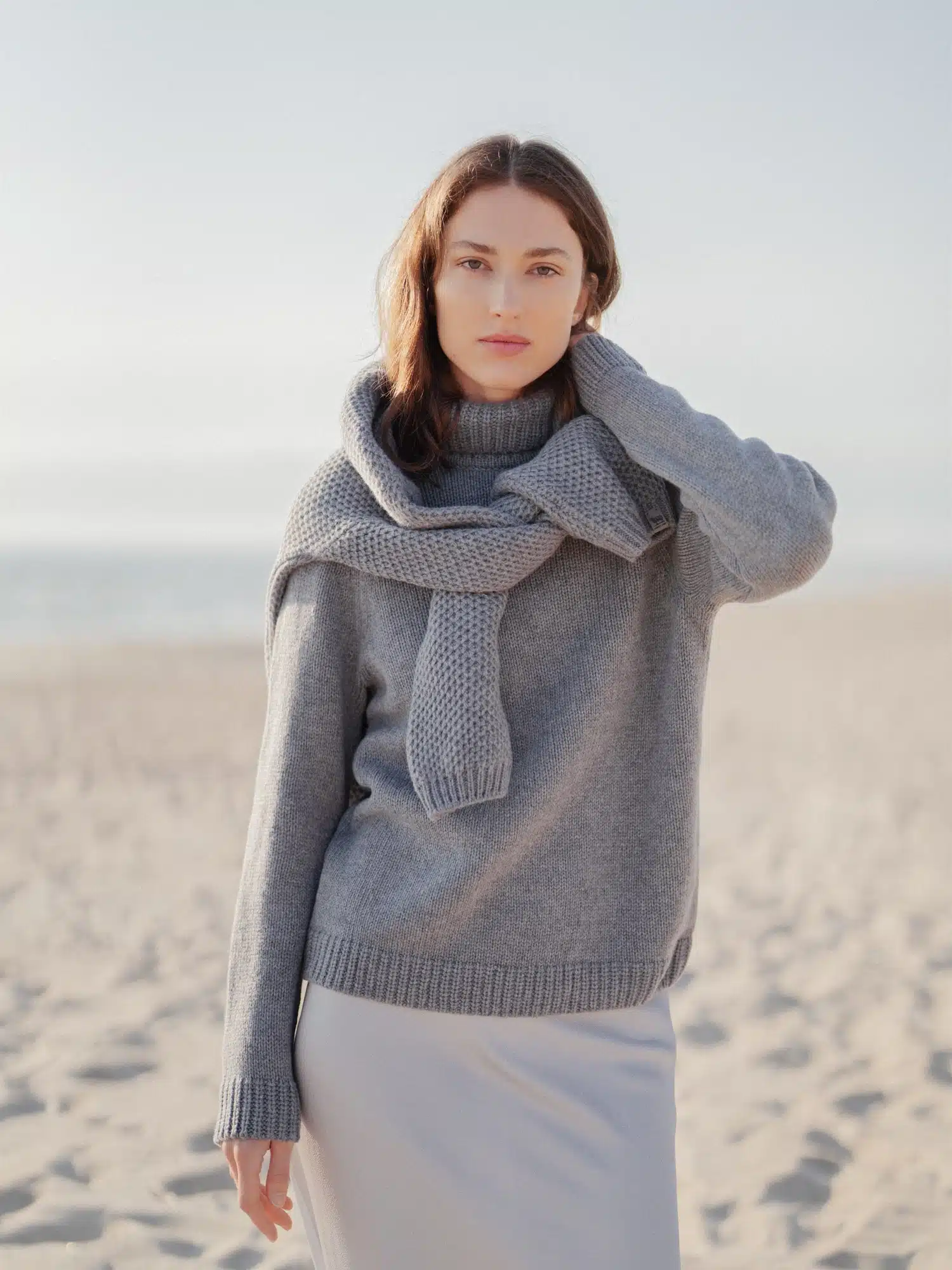 CASHMERE & MERINO WOOL SWEATER LOKEA