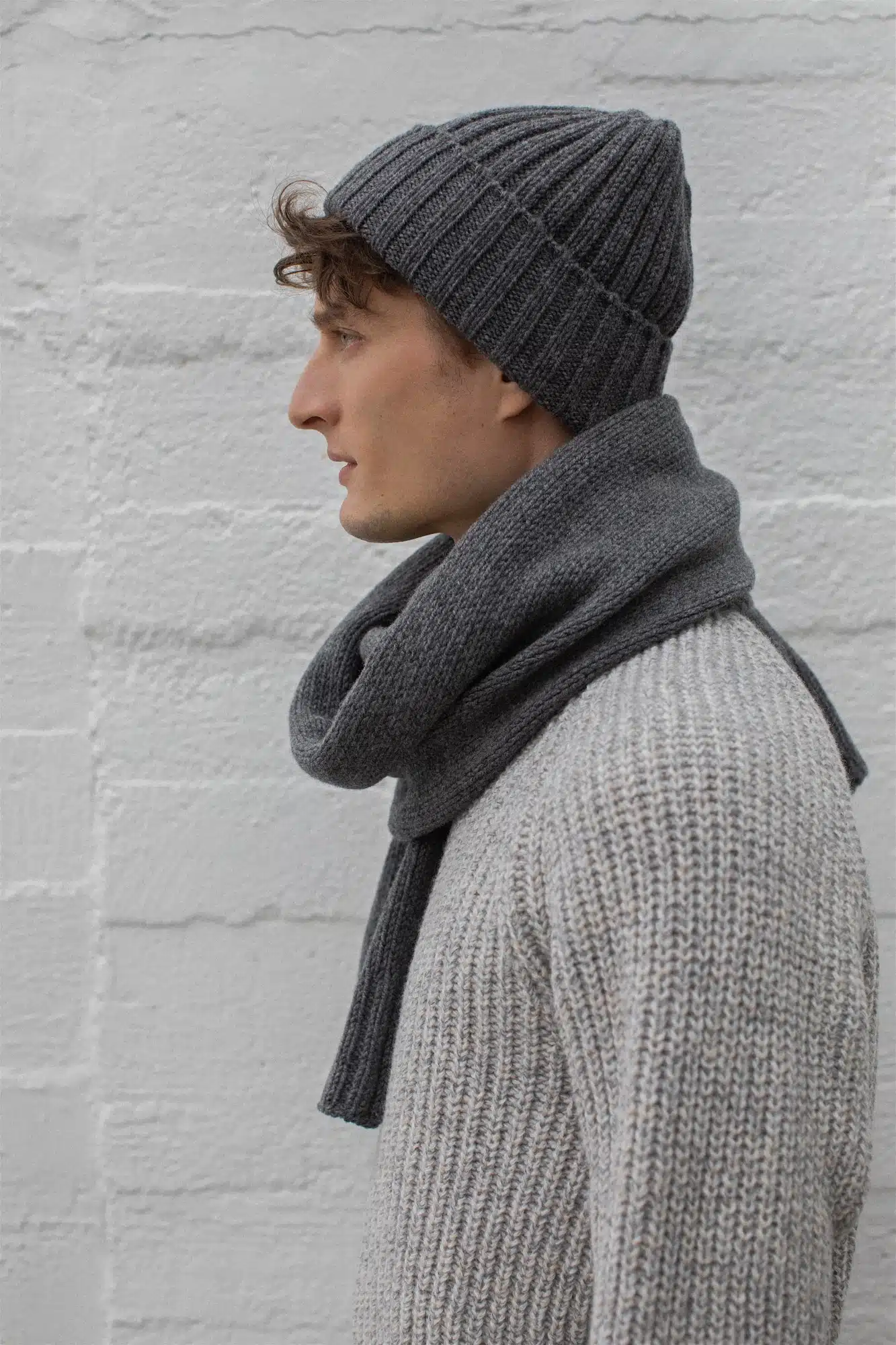 CASHMERE & MERINO WOOL SCARF LUNA