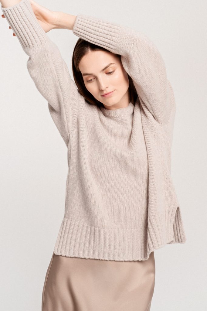 CASHMERE & MERINO WOOL SWEATER MARI