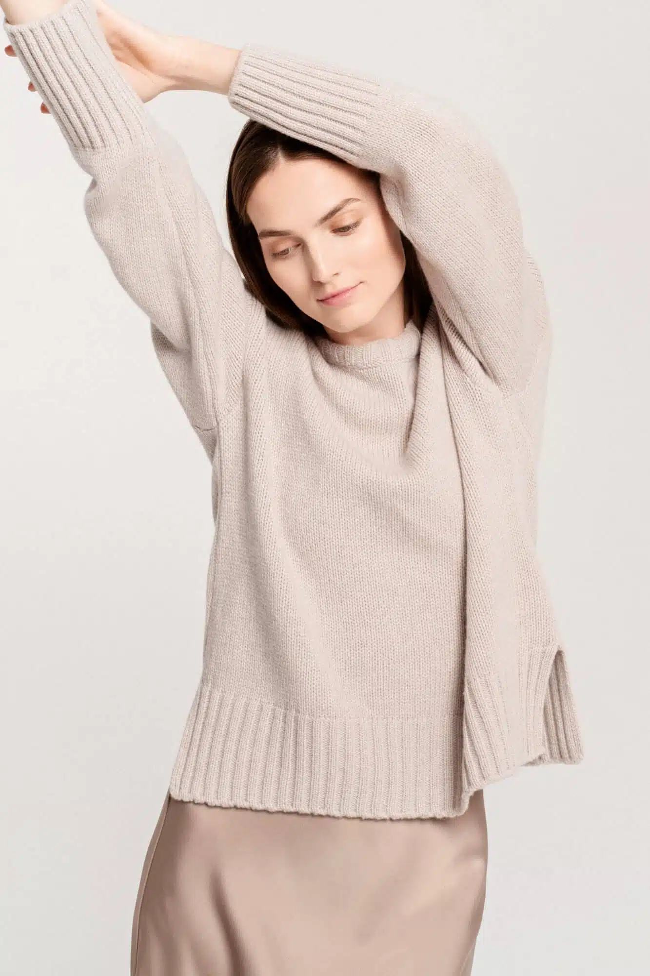 CASHMERE & MERINO WOOL SWEATER MARI