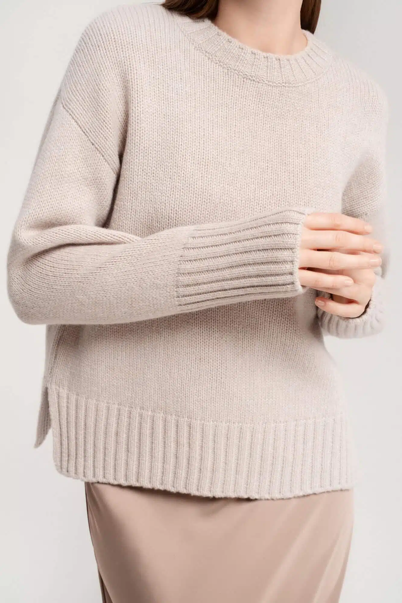 CASHMERE & MERINO WOOL SWEATER MARI