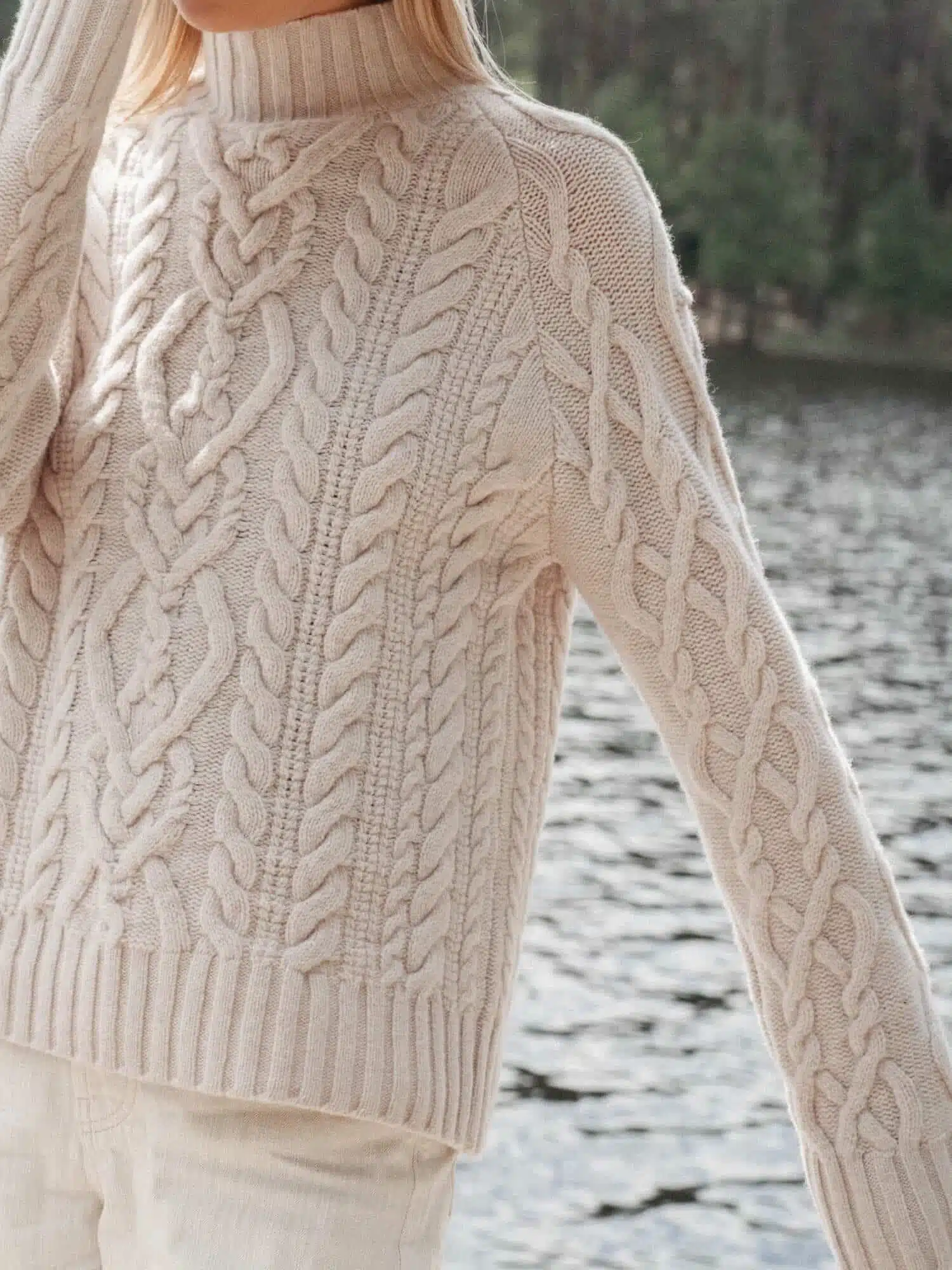 CASHMERE & MERINO WOOL SWEATER LINA