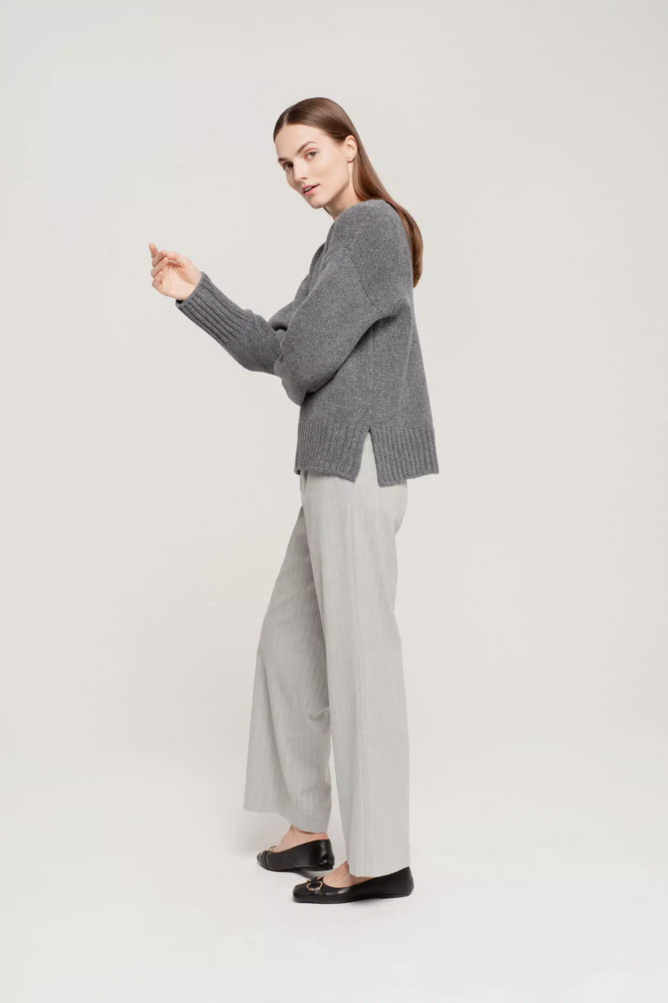 CASHMERE & MERINO WOOL SWEATER MARI