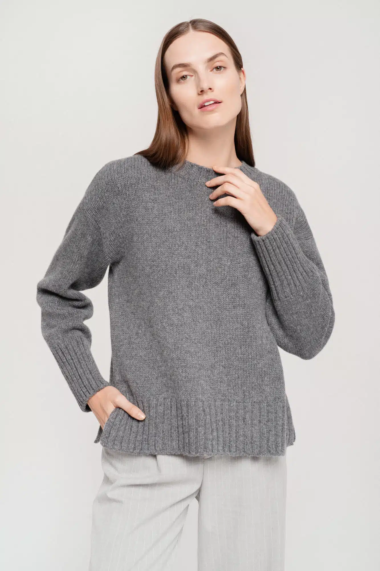 CASHMERE & MERINO WOOL SWEATER MARI