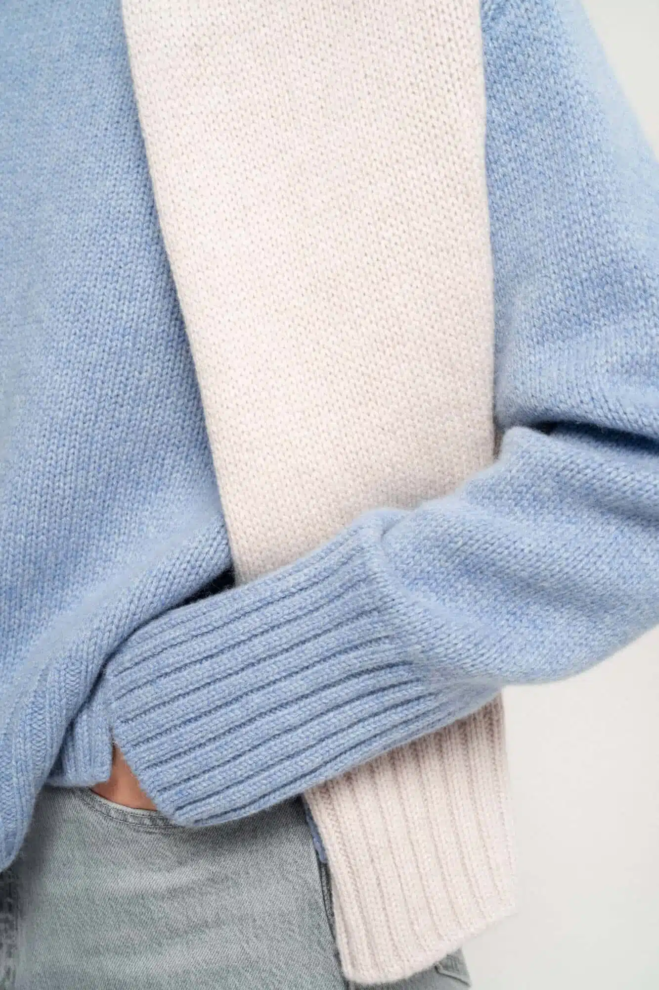 CASHMERE & MERINO WOOL SWEATER MARI