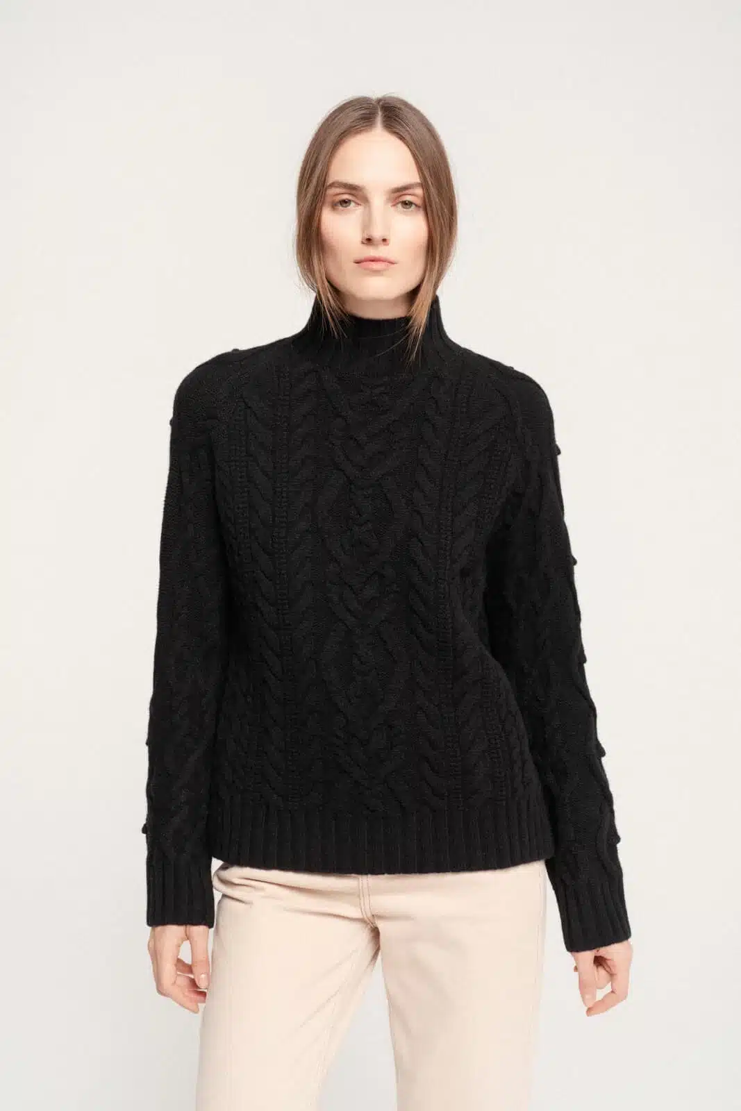 CASHMERE & MERINO WOOL SWEATER LINA