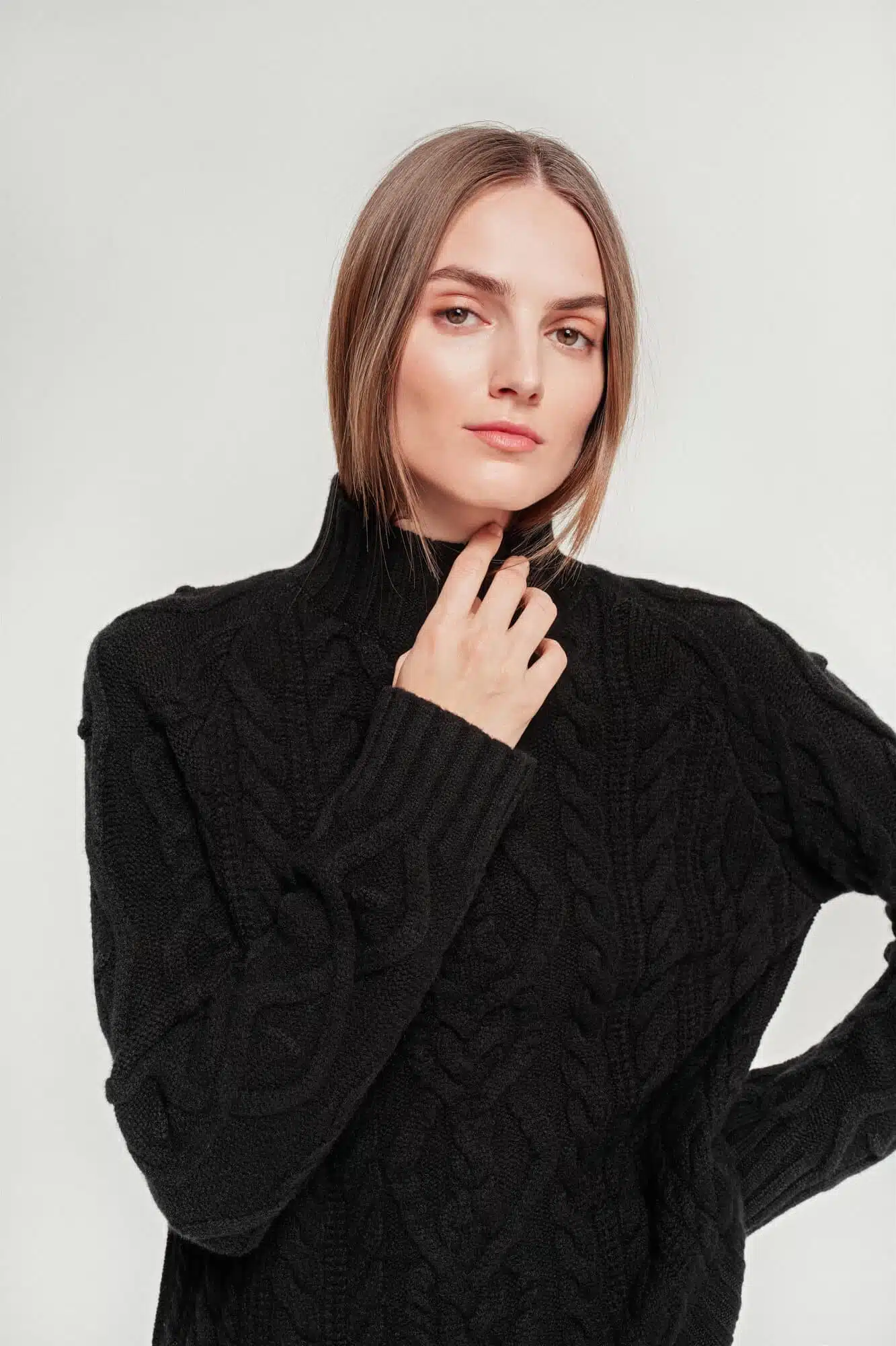 CASHMERE & MERINO WOOL SWEATER LINA