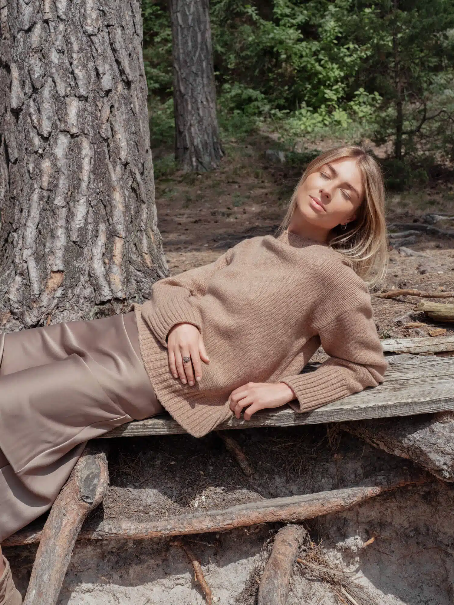 CASHMERE & MERINO WOOL SWEATER MARI