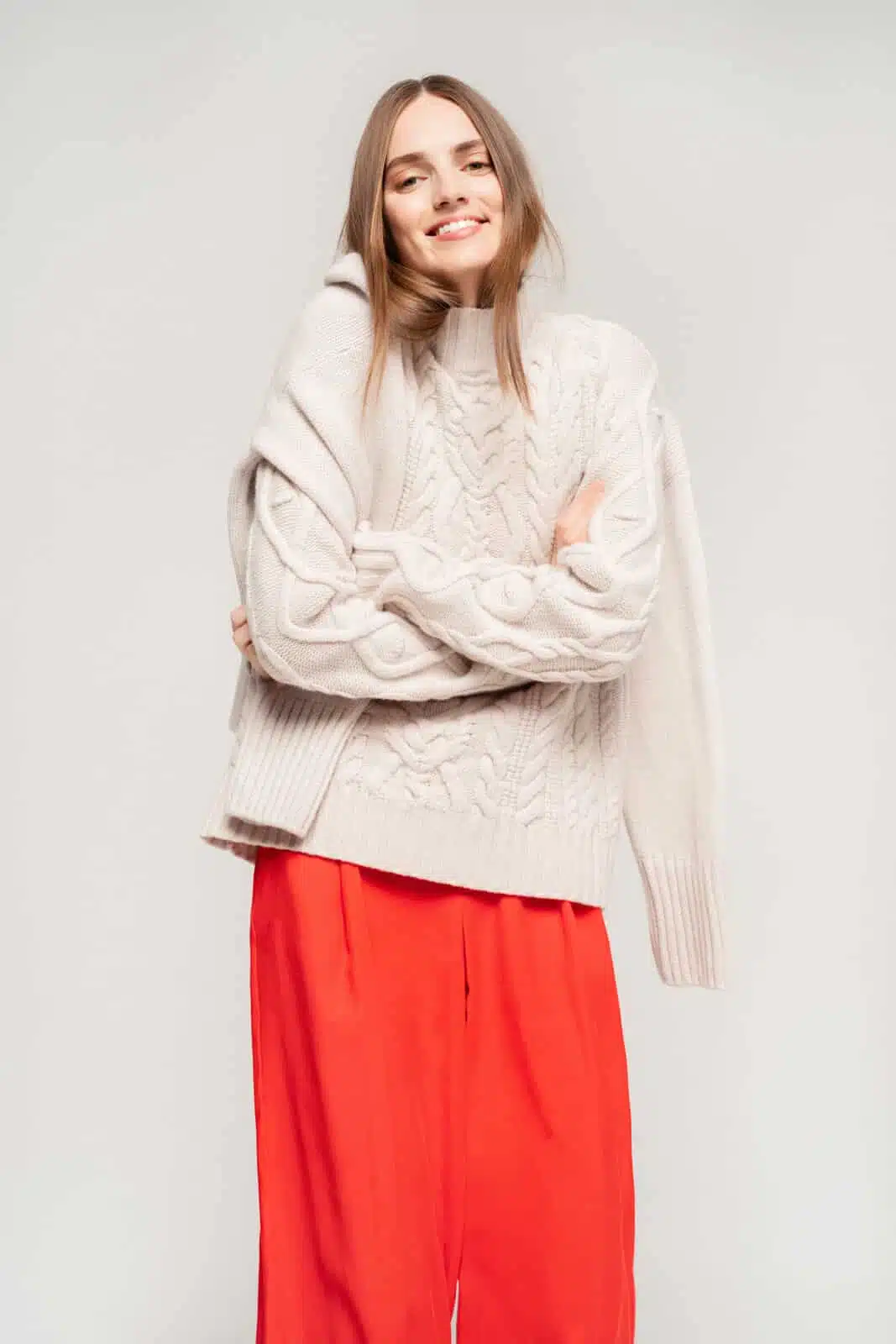CASHMERE & MERINO WOOL SWEATER LINA