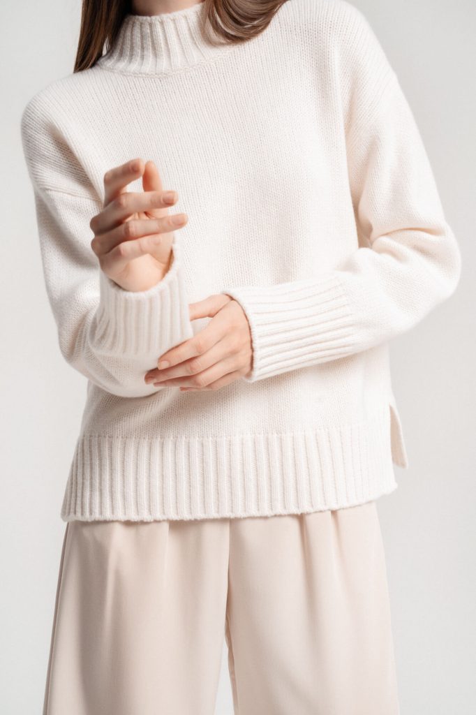 CASHMERE & MERINO WOOL SWEATER SANDRA