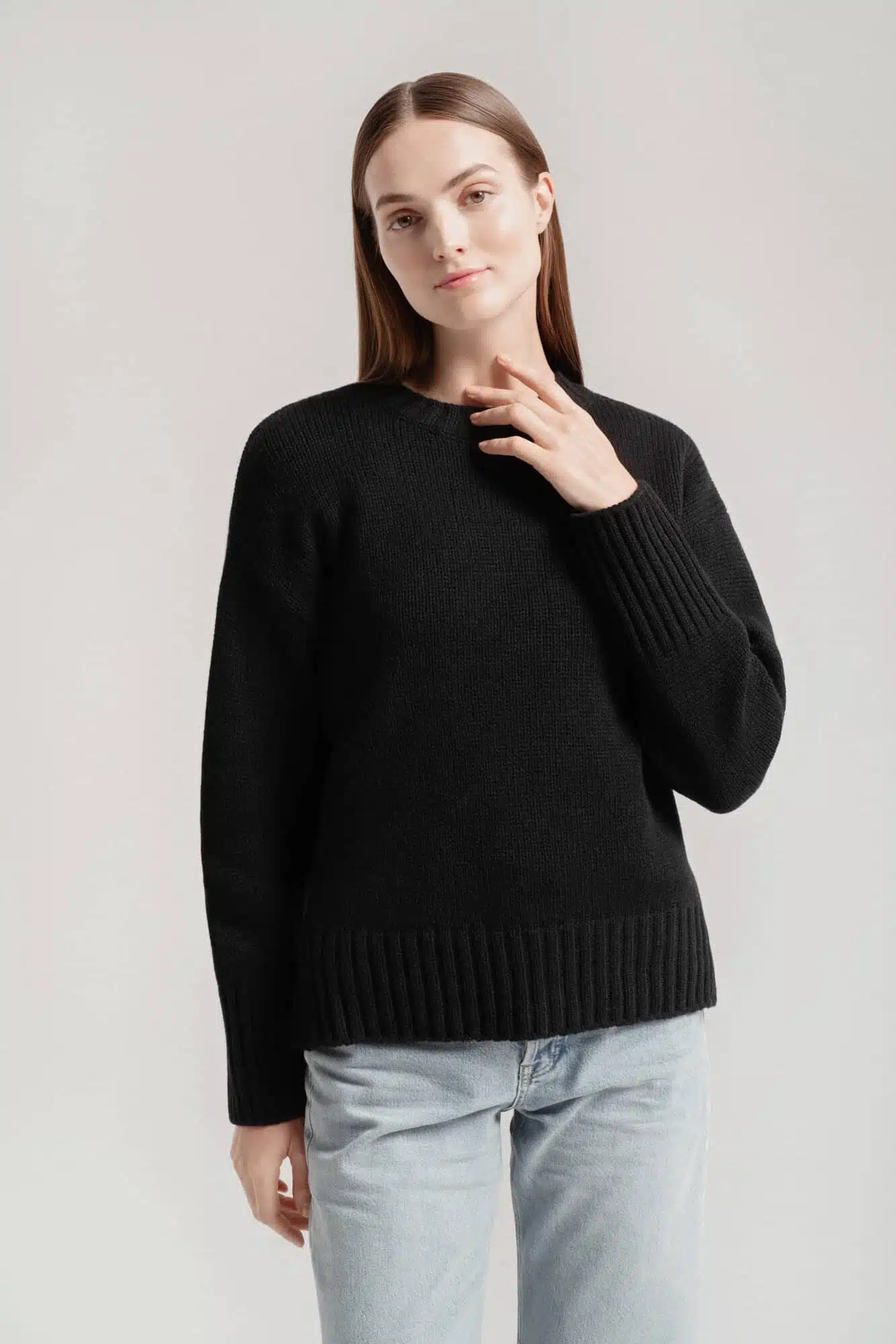 CASHMERE & MERINO WOOL SWEATER MARI