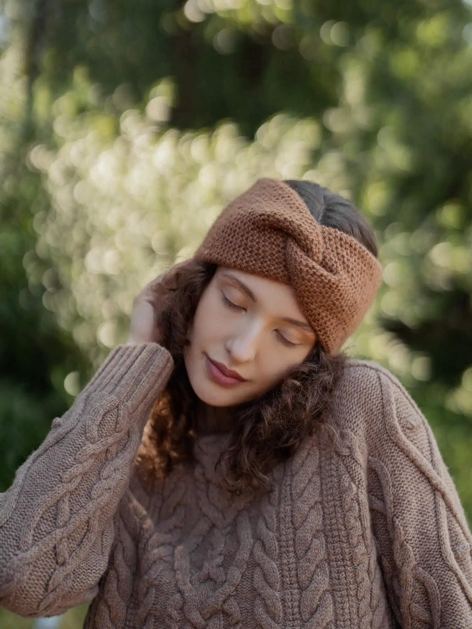 MOHAIR WOOL HEADBAND LAPĖ