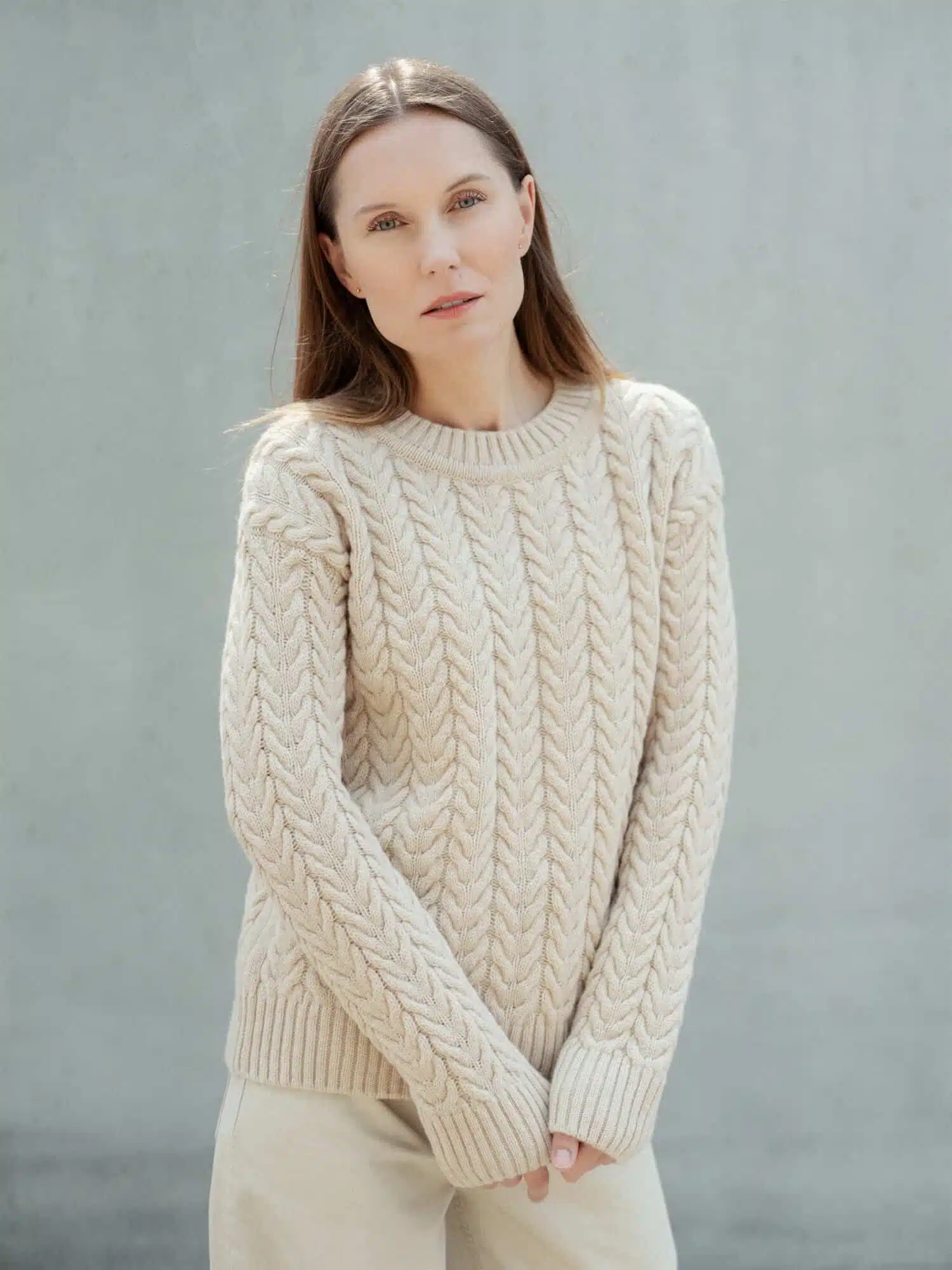 CASHMERE & MERINO WOOL SWEATER DANA