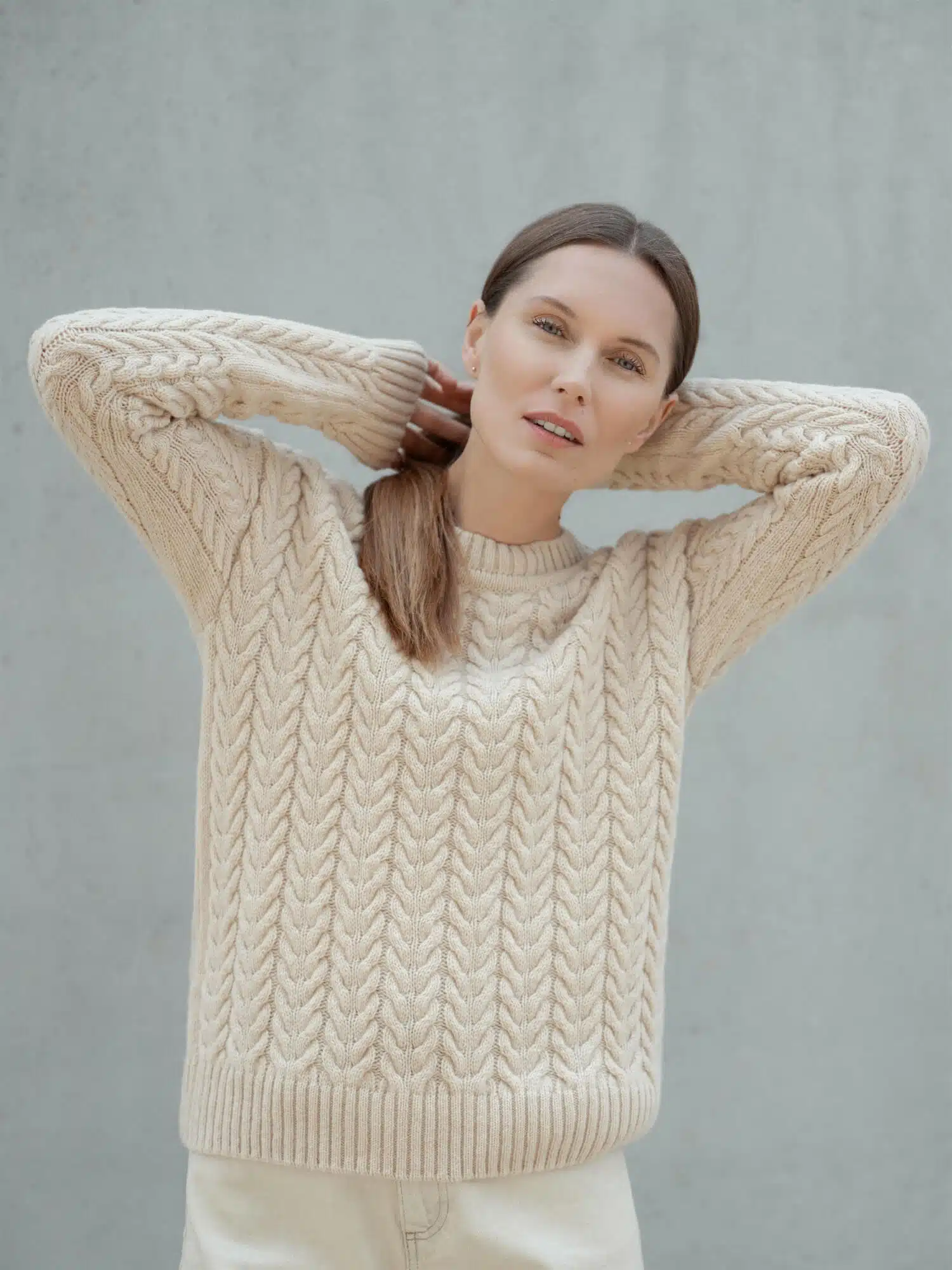 CASHMERE & MERINO WOOL SWEATER DANA