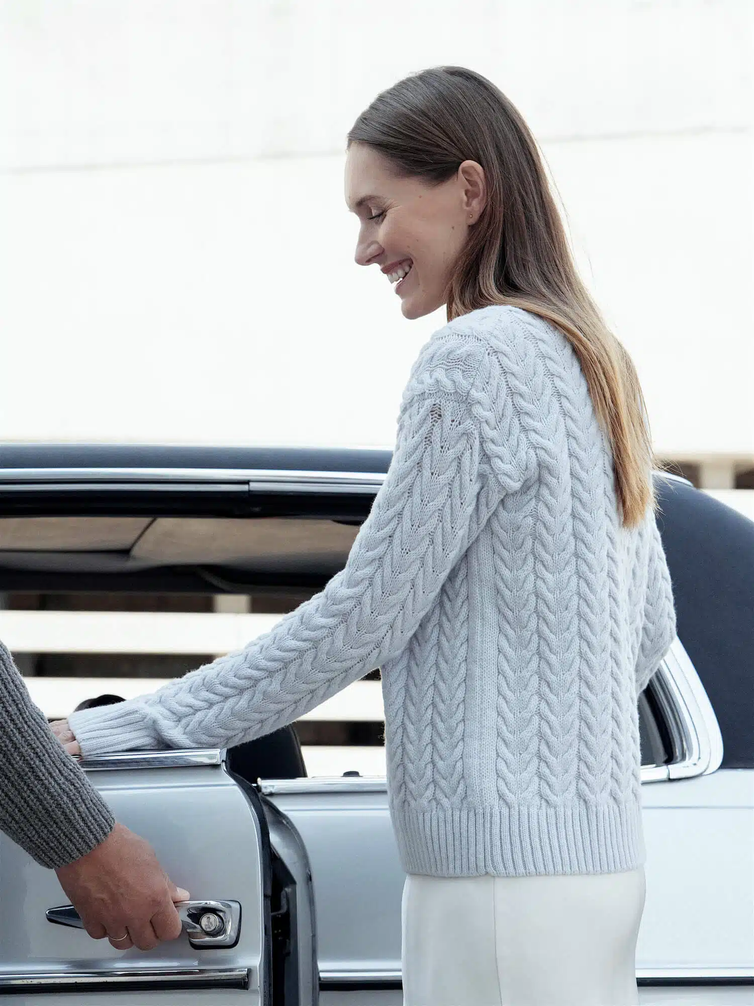CASHMERE & MERINO WOOL SWEATER DANA