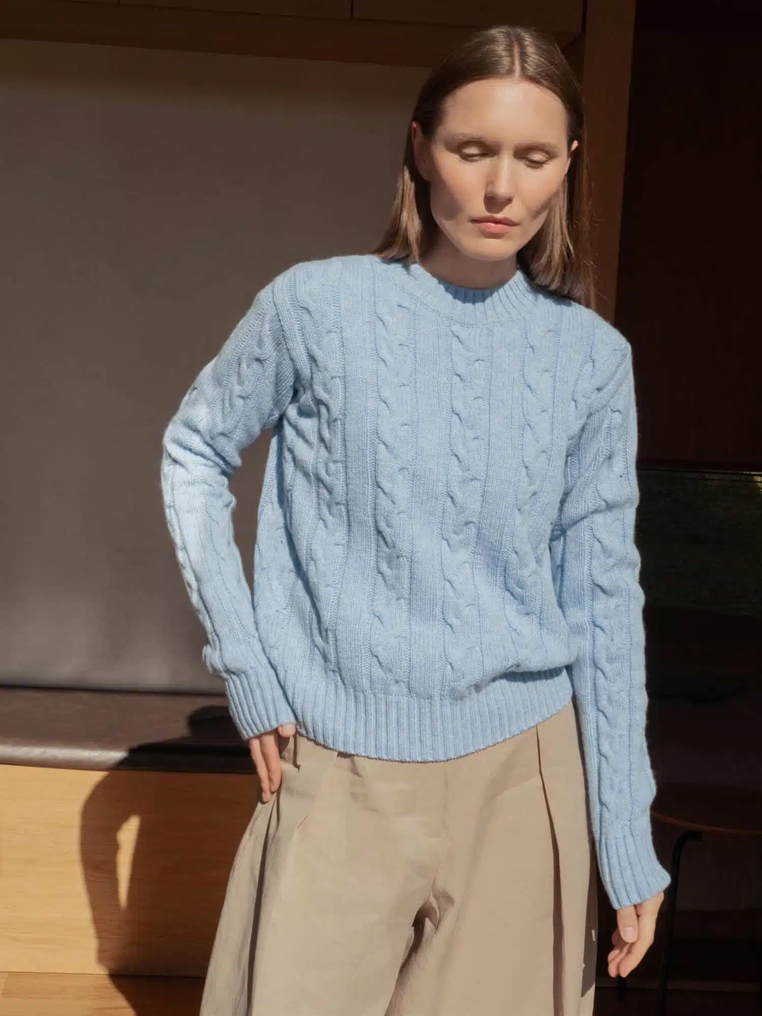 CASHMERE & MERINO WOOL SWEATER MIGLĖ