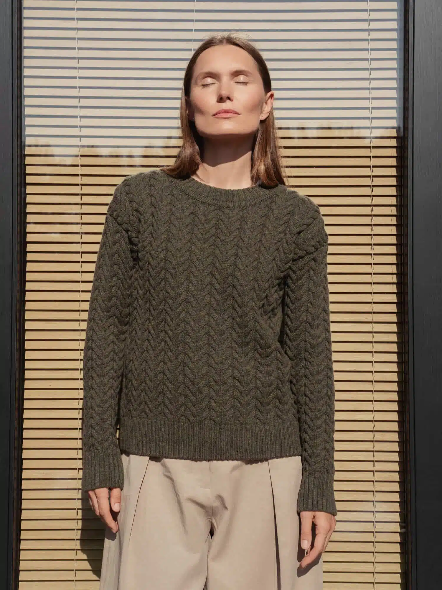 CASHMERE & MERINO WOOL SWEATER DANA
