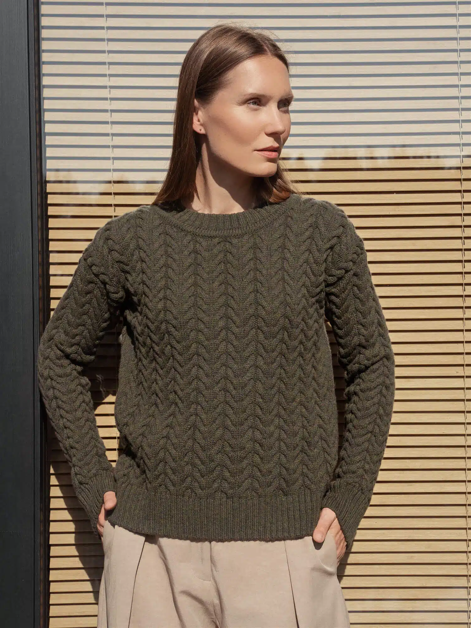 CASHMERE & MERINO WOOL SWEATER DANA