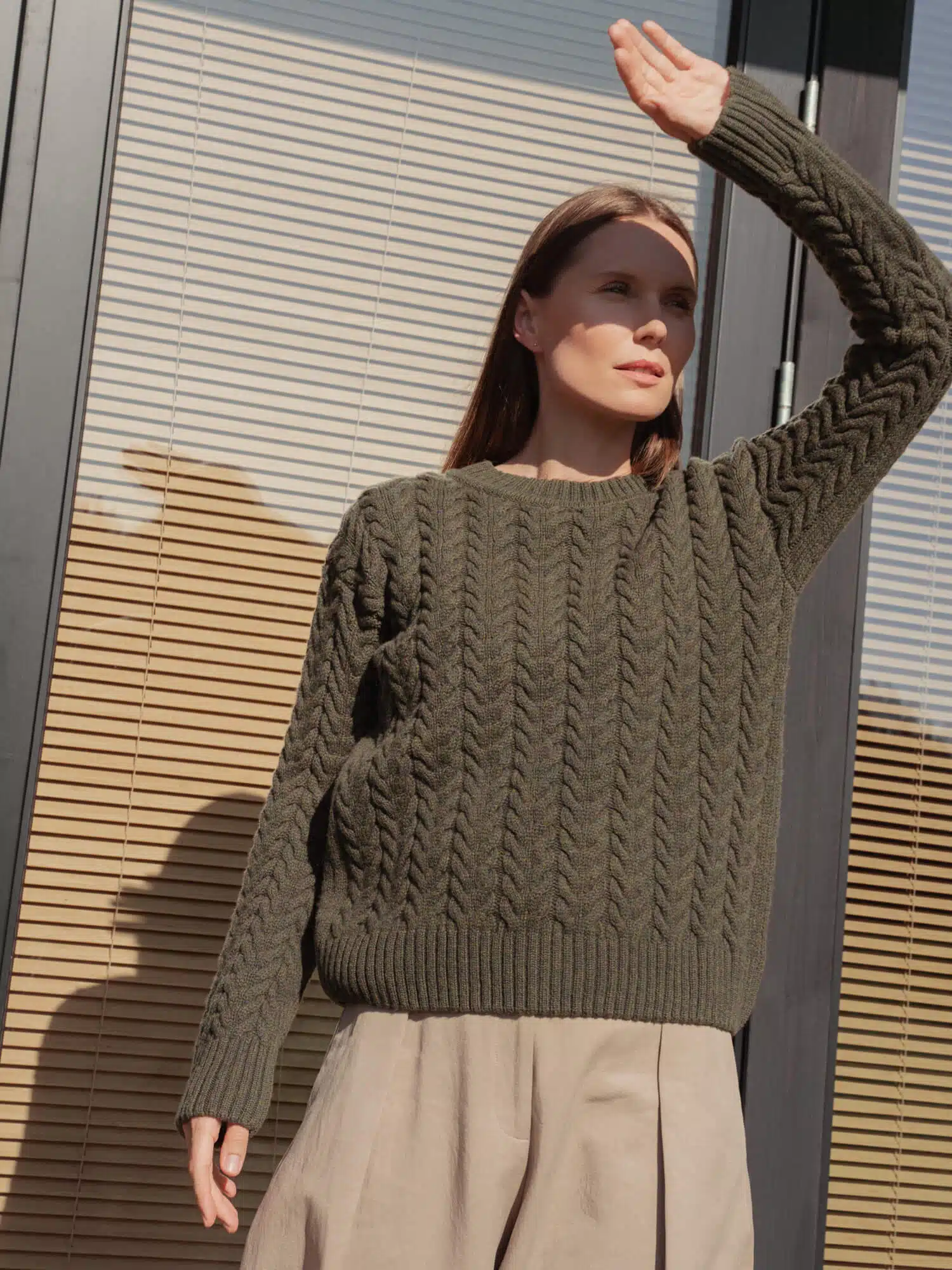 CASHMERE & MERINO WOOL SWEATER DANA