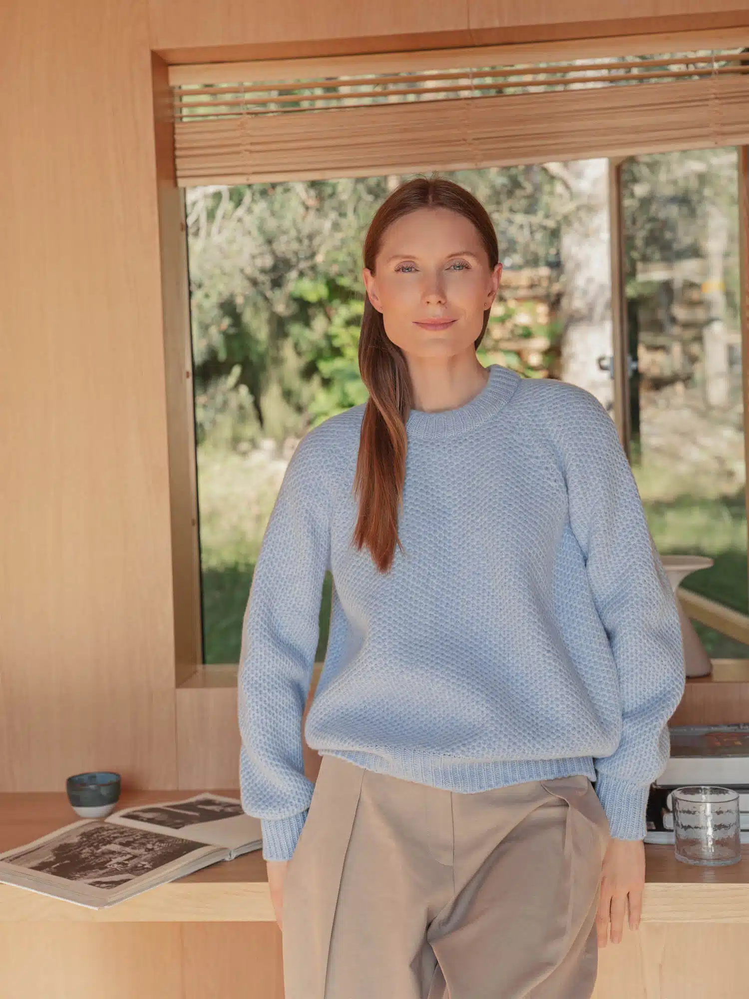 CASHMERE & MERINO WOOL SWEATER MAGDA
