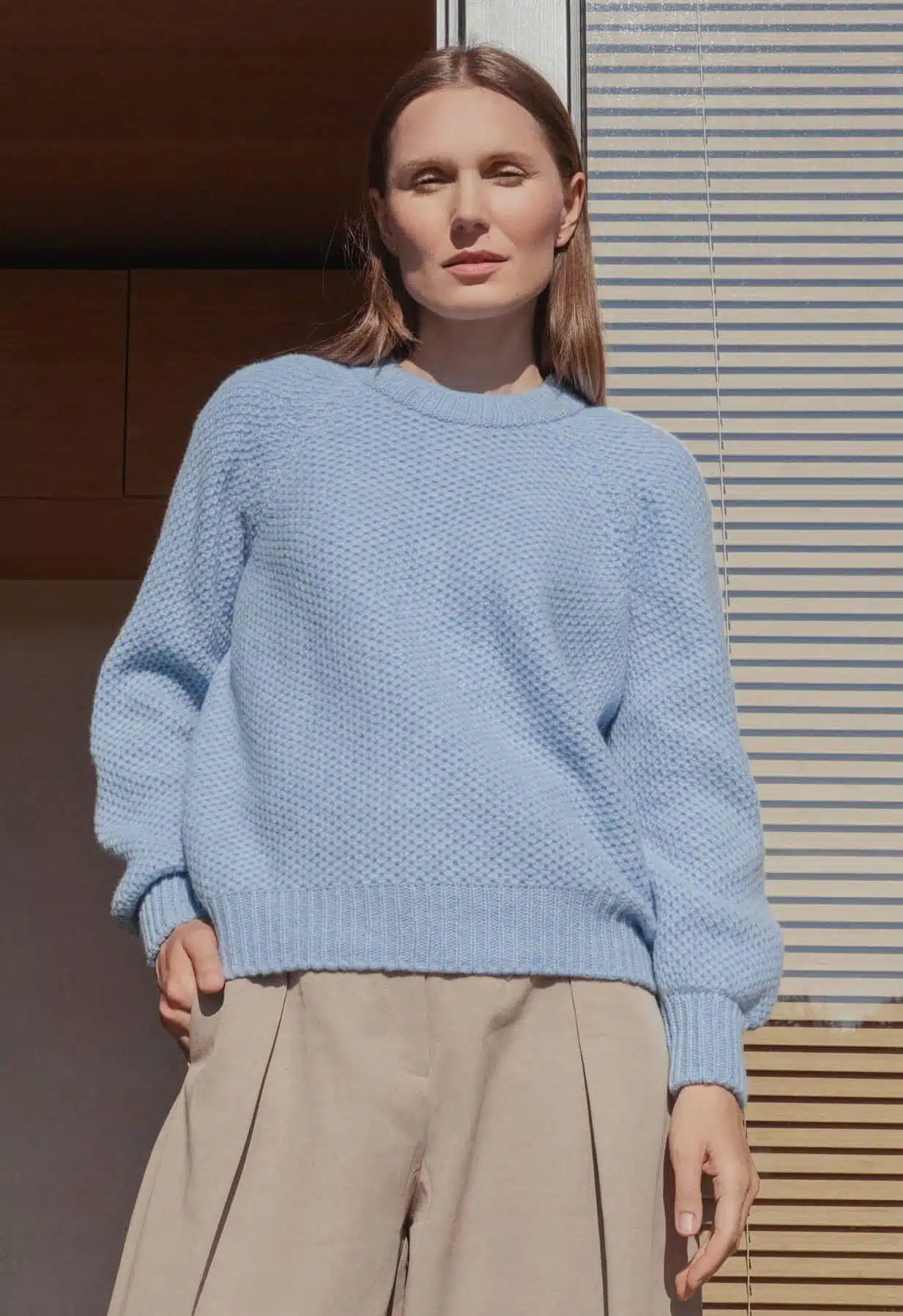 CASHMERE & MERINO WOOL SWEATER MAGDA
